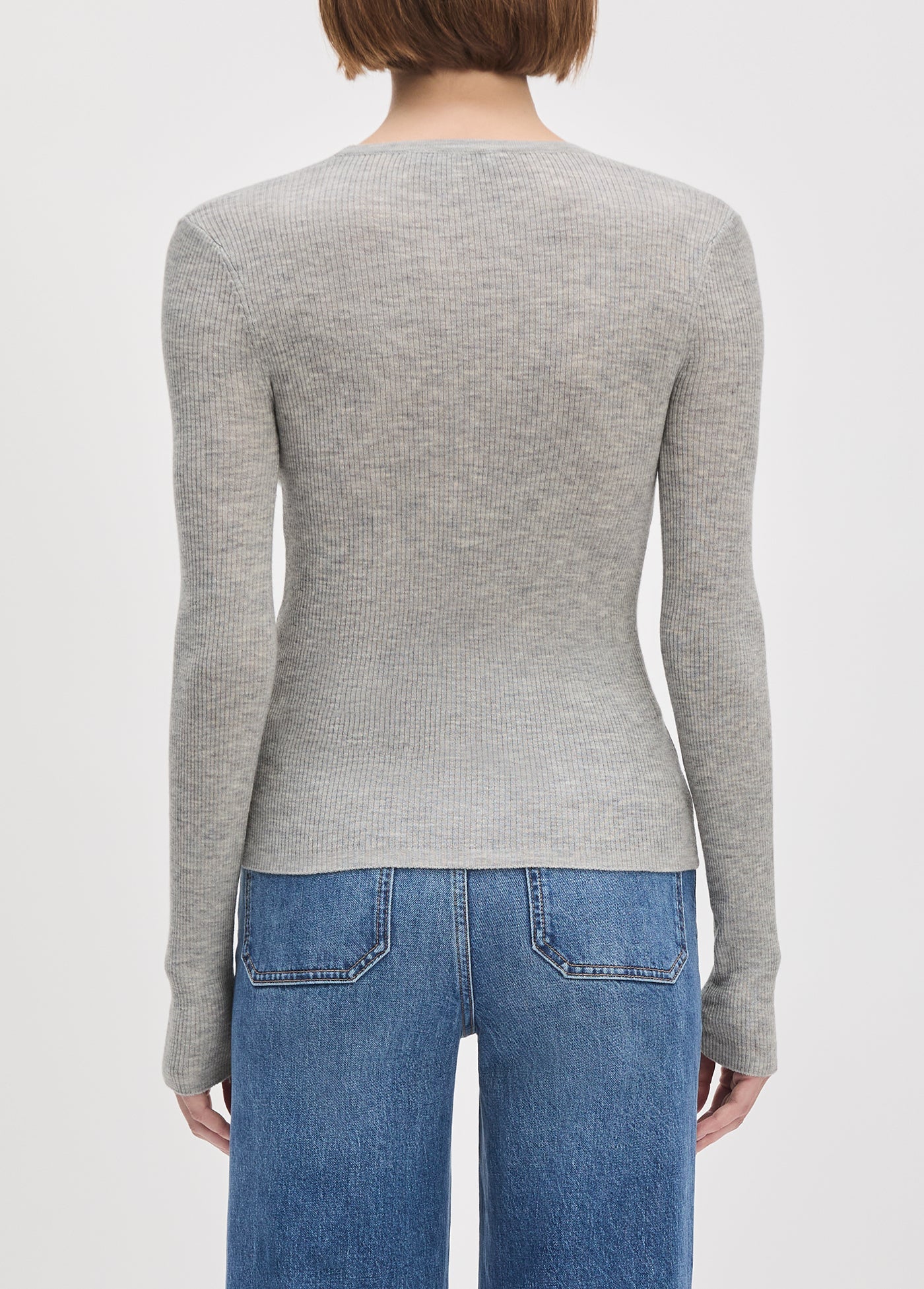 The Take It Easy Long Sleeve Top | Heather Grey - Image 8