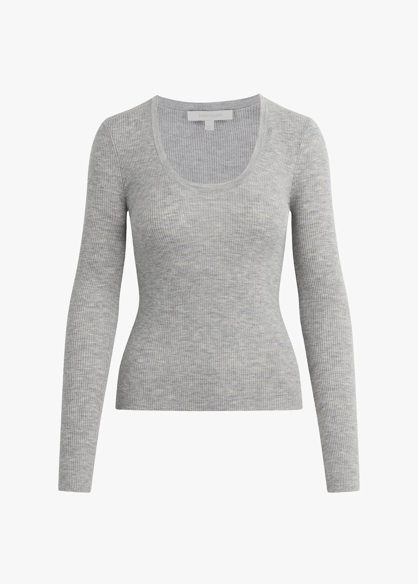 The Take It Easy Long Sleeve Top | Heather Grey - Image 9