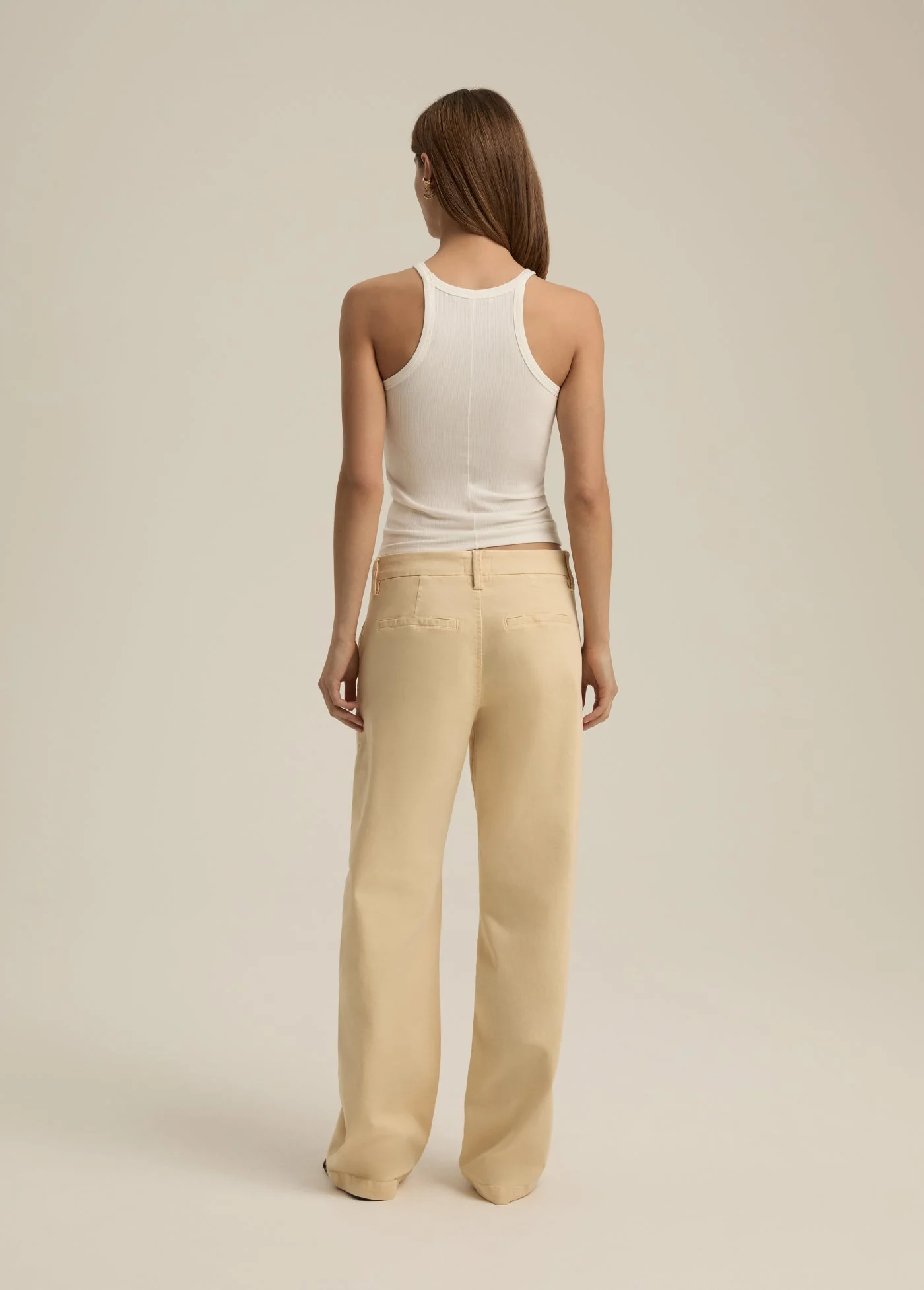 The Taylor Low Rise Trouser | Moonbeam - Image 5