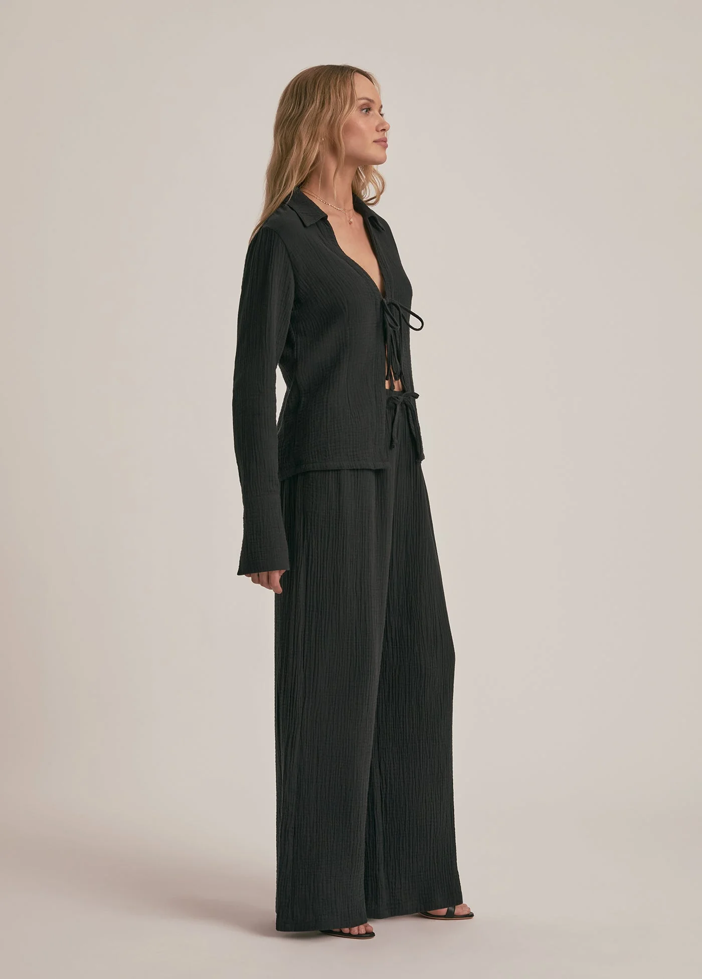 The Tied And True Top | Black - Image 6