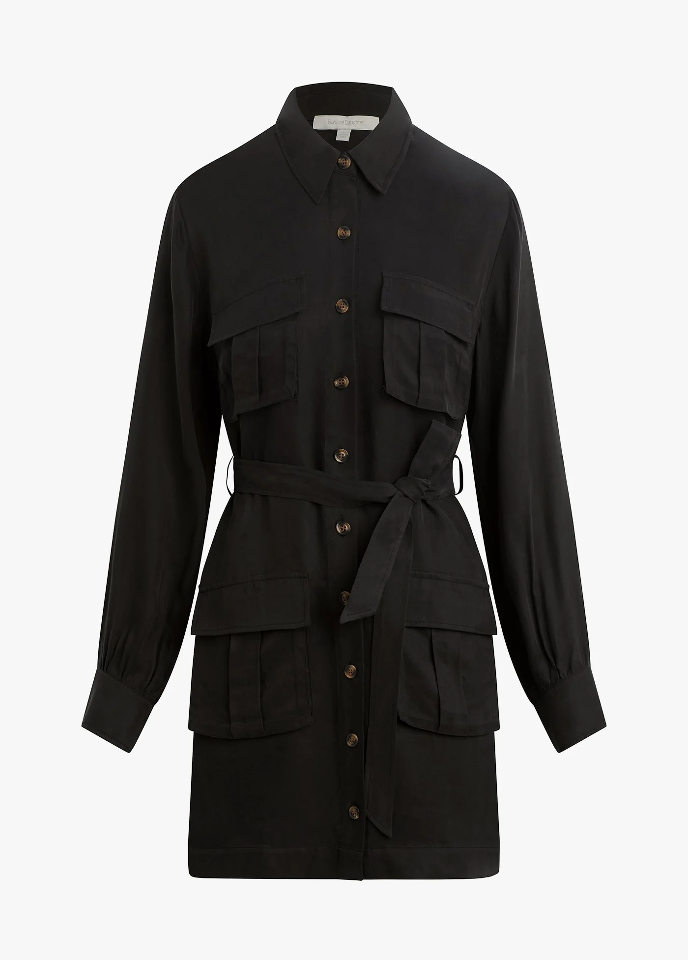 The Utility Glamour Dress | Black - Image 8