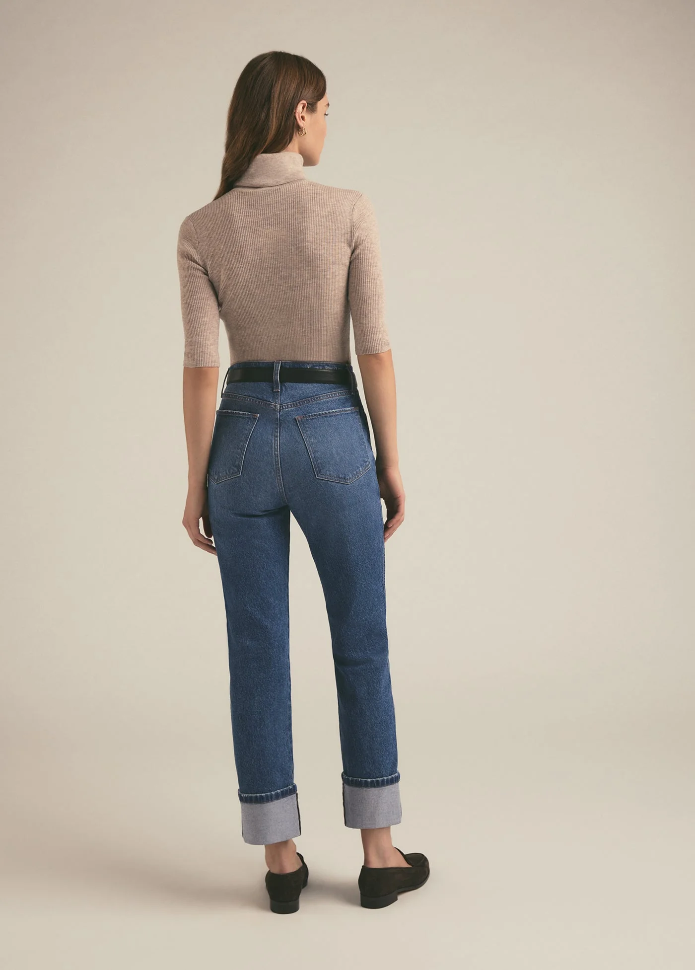 The Valentina Cuffed Super High Rise Straight | Essex - Image 6