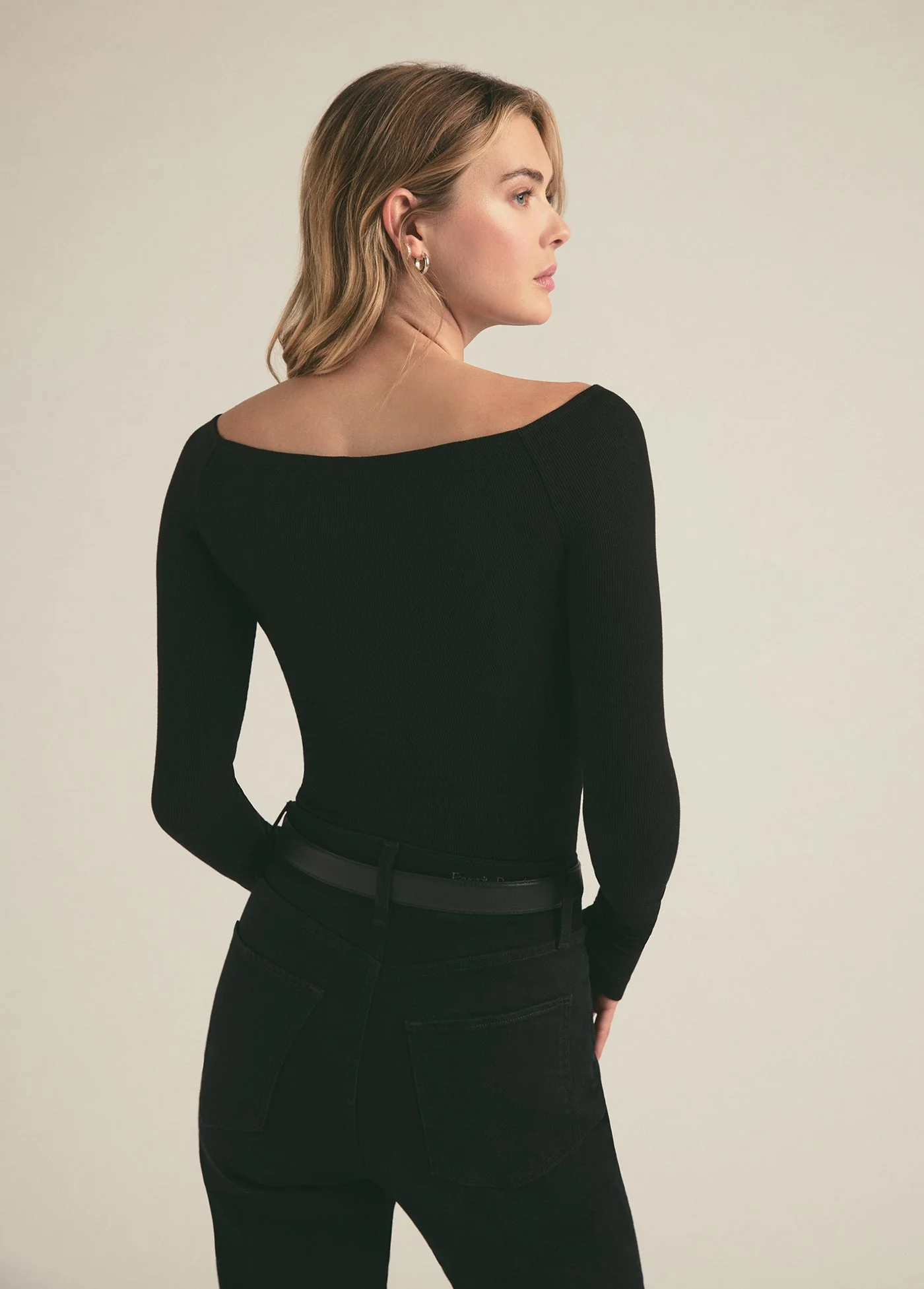 The Valentina Super High Rise Straight | Basalt - Image 4
