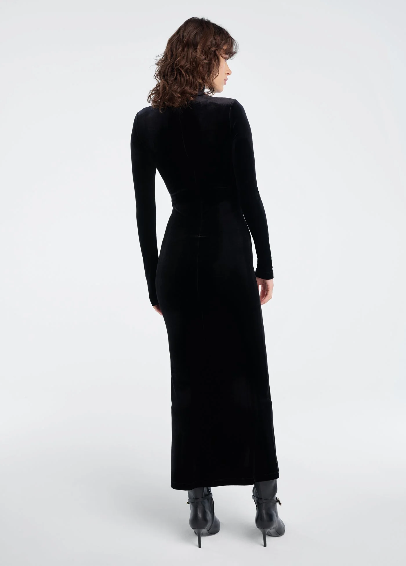 The Velvet Millie Dress | Black - Image 4
