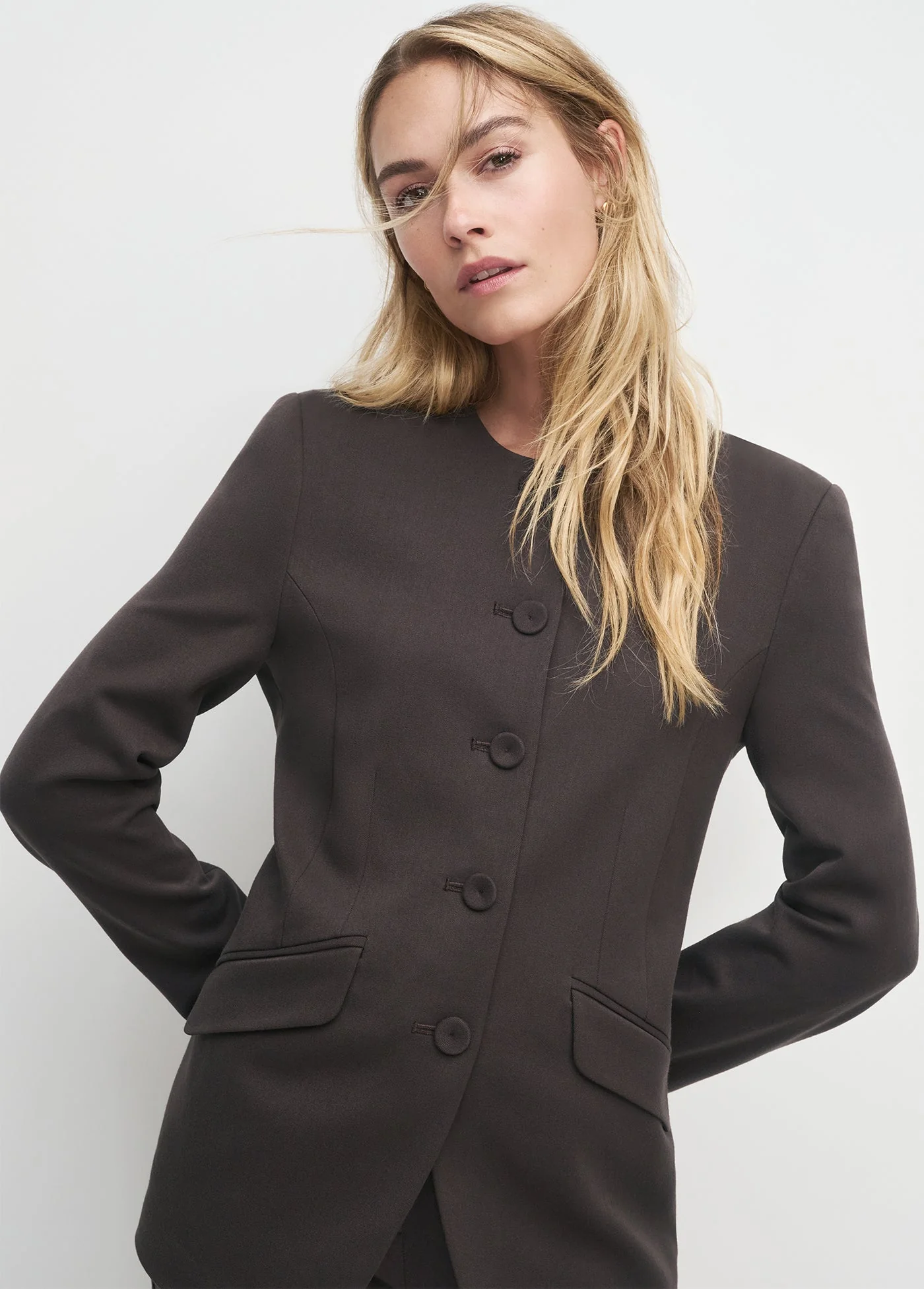 The Victoria Jacket | Coffee - Image 2