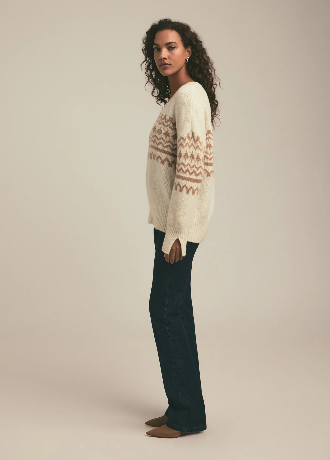 The Winter William Sweater | Ivory Fairisle - Image 4