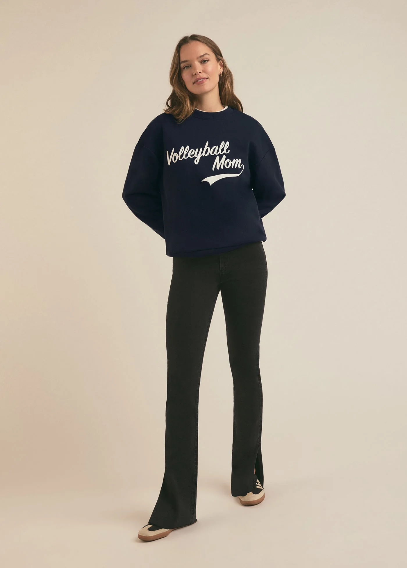 Volleyball Mom Sweatshirt | Navy - Image 3