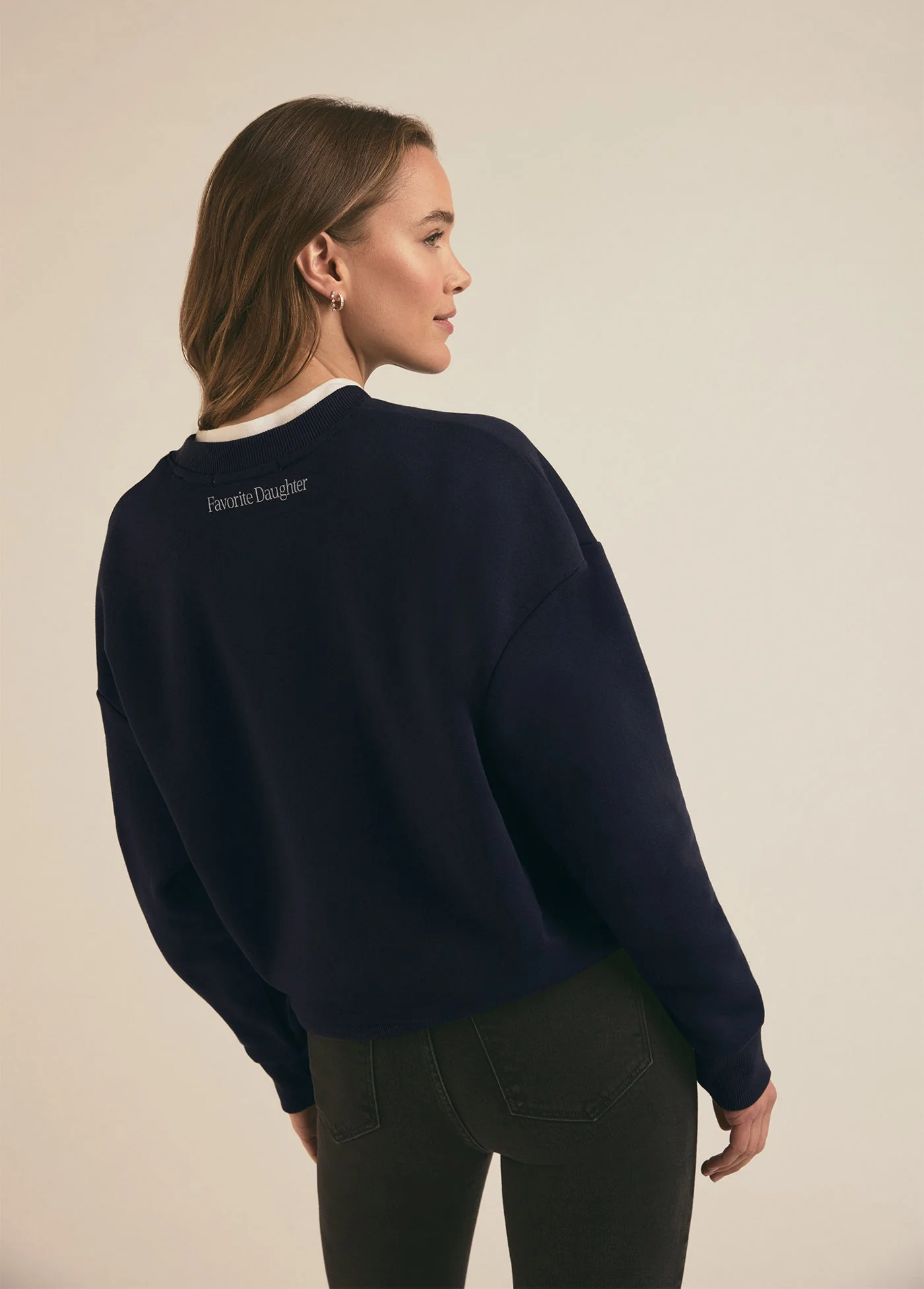 Volleyball Mom Sweatshirt | Navy - Image 5