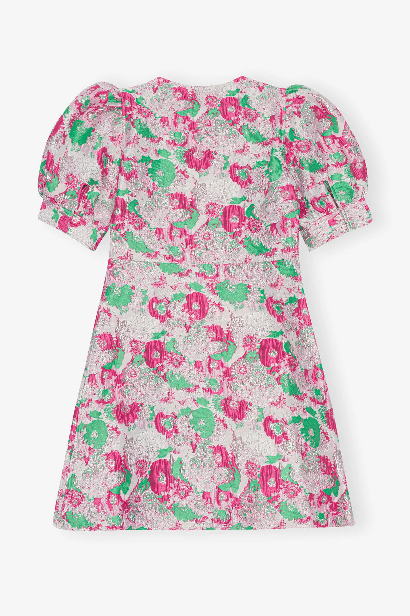 3D Jacquard Button Down Mini Dress | Sugar Plum - Image 4