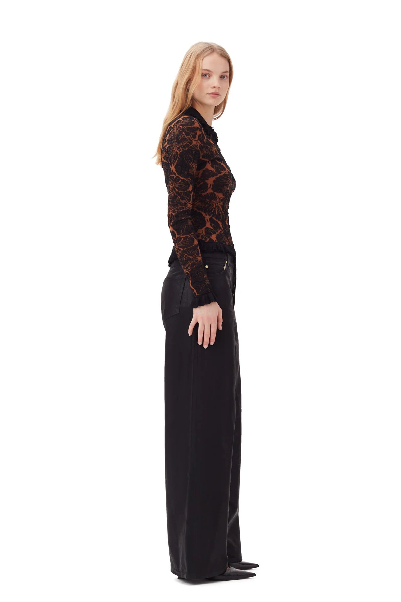 3D Jacquard Cardigan | Tortoise Shell - Image 5