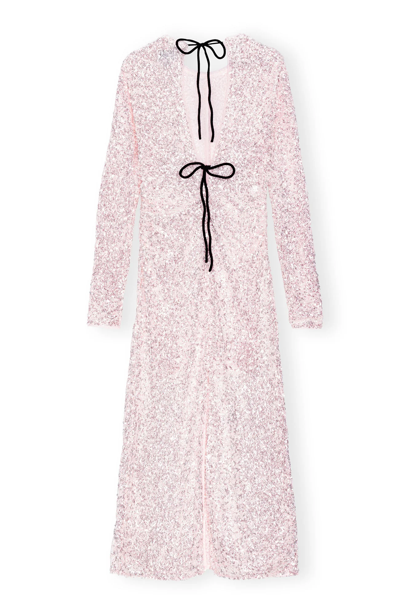 3D Sequins Maxi Dress | Mauve Chalk - Image 2