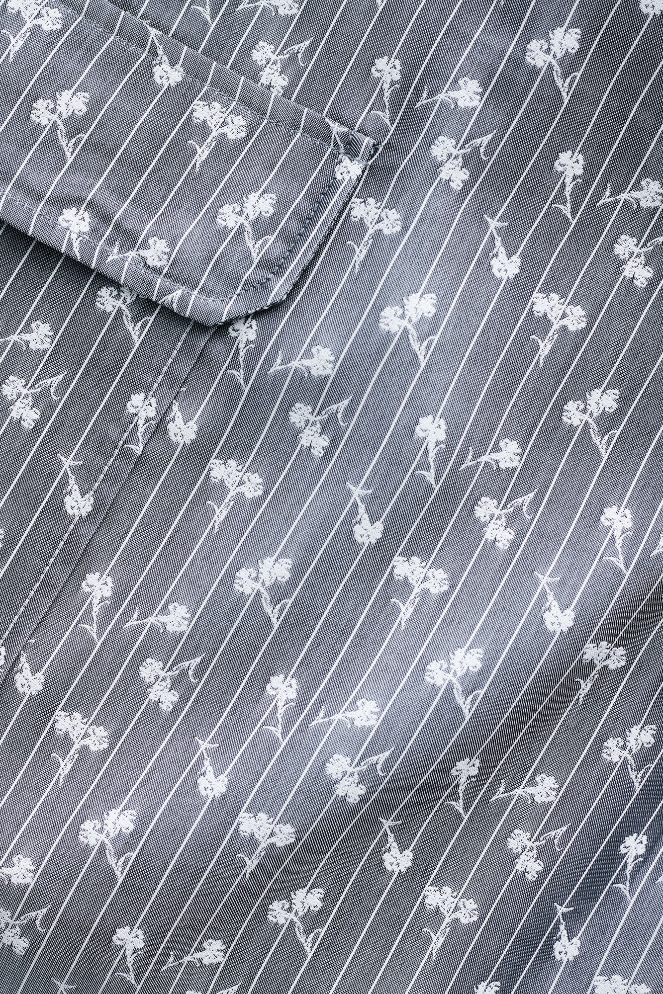 Acetate Jacquard Cropped Blazer | Smoked Pearl - Image 7