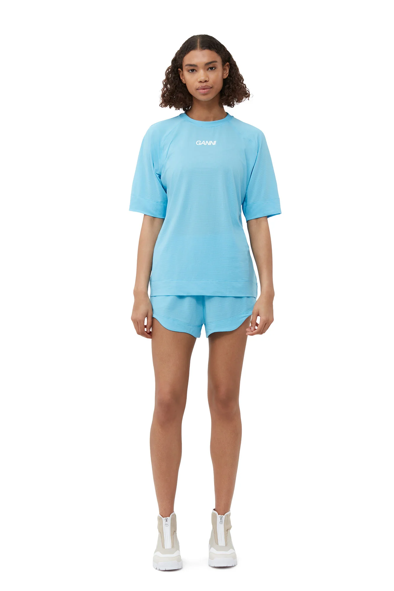 Active Mesh T-Shirt | Ethereal Blue - Image 3