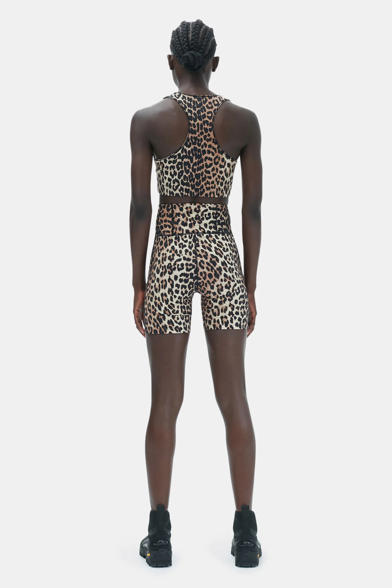 Active Ultra High Waist Shorts | Leopard - Image 6