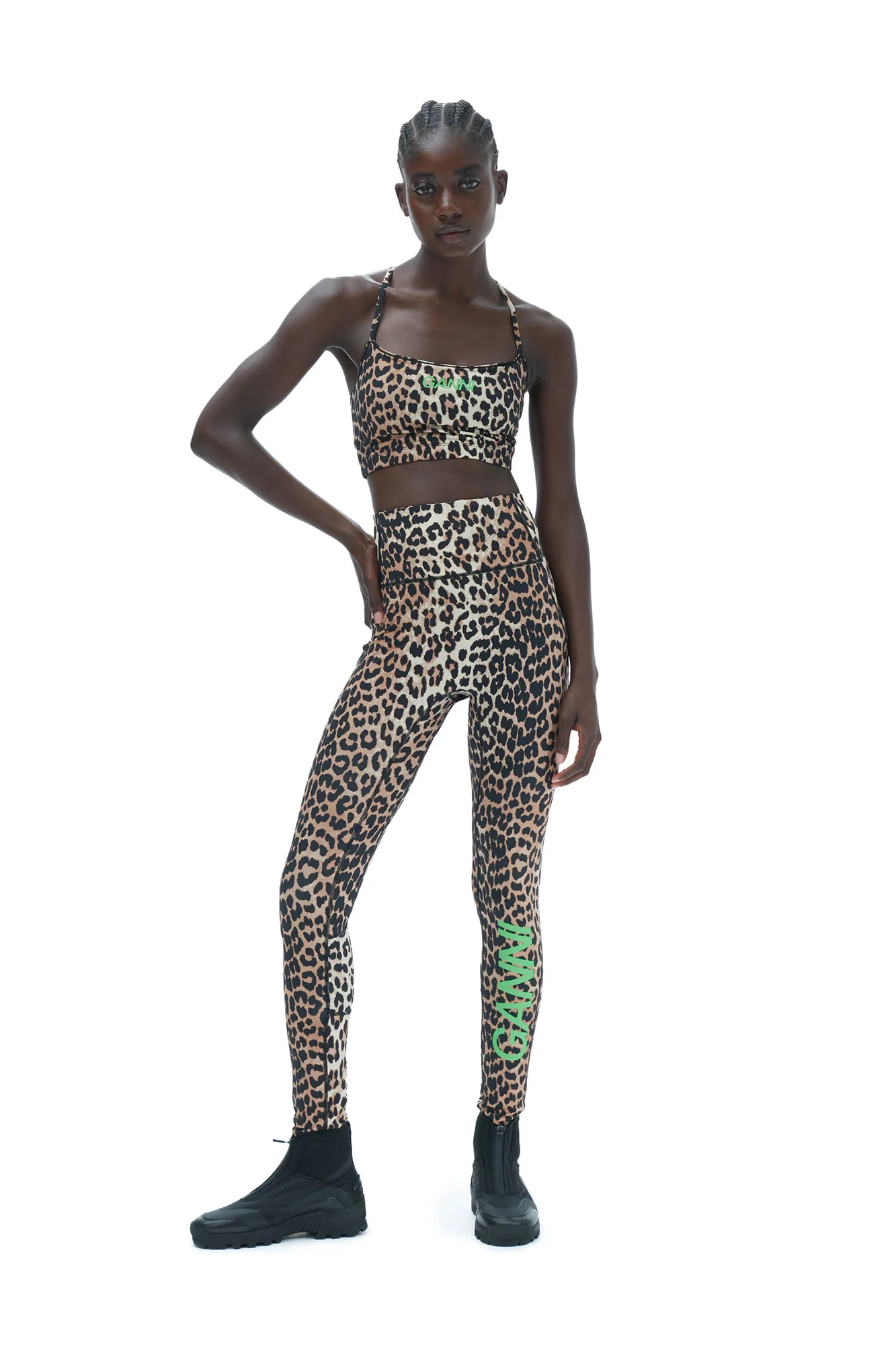 Active Ultra High Waist Tights | Leopard - Image 5