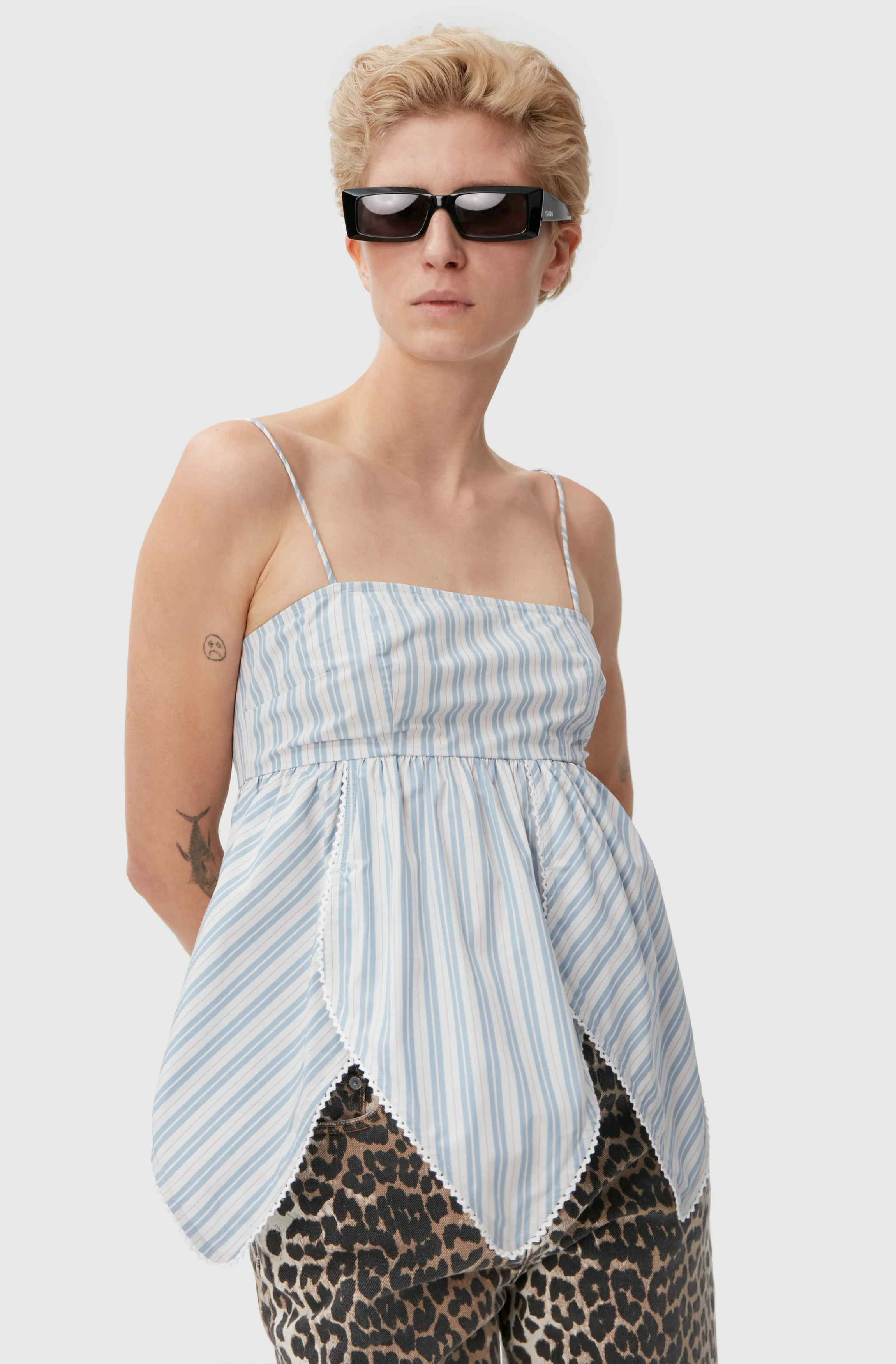 Babydoll Tulip Top | Forever Blue - Image 2