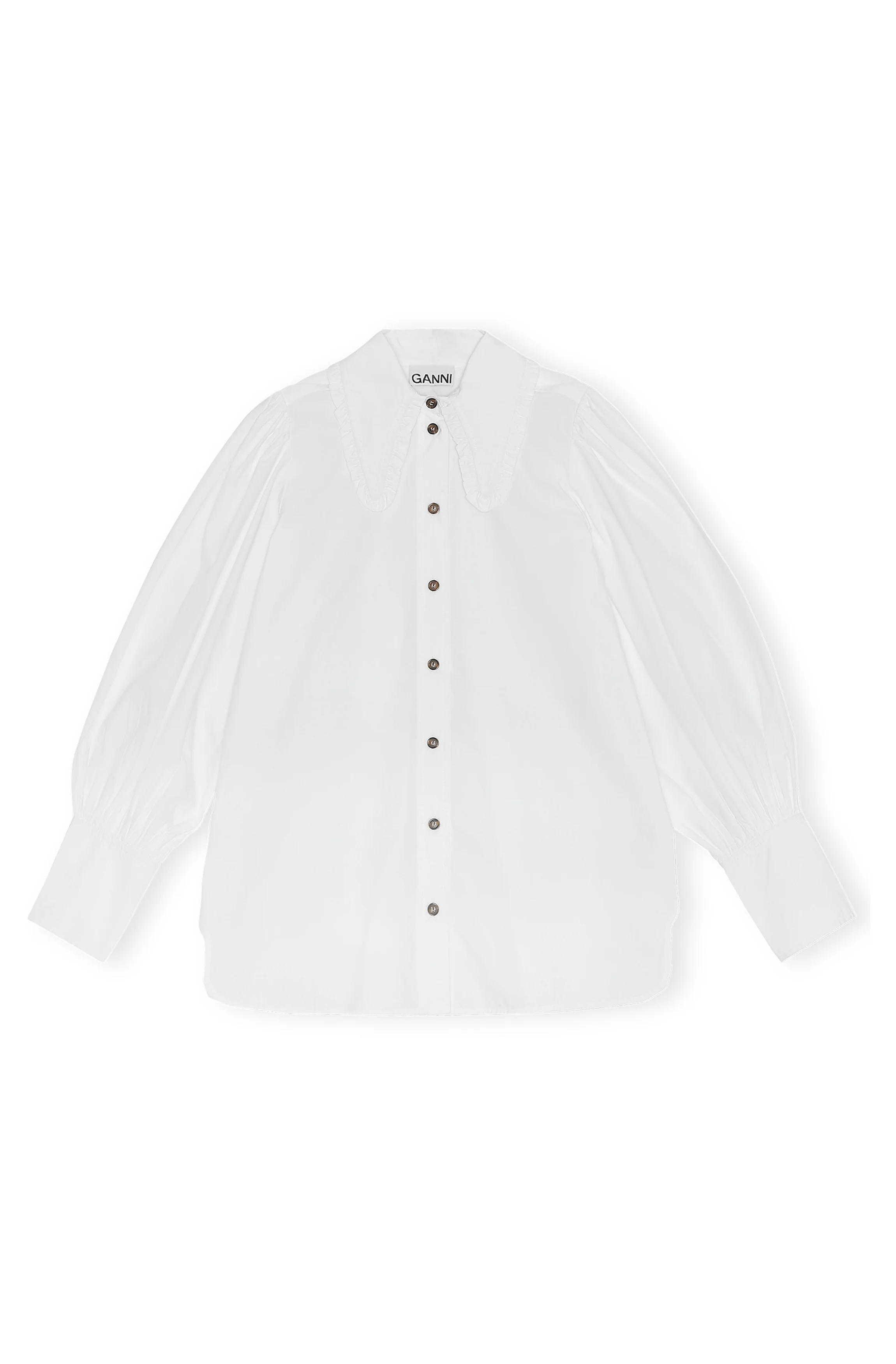 Balloon Sleeve Shirt | Bright White