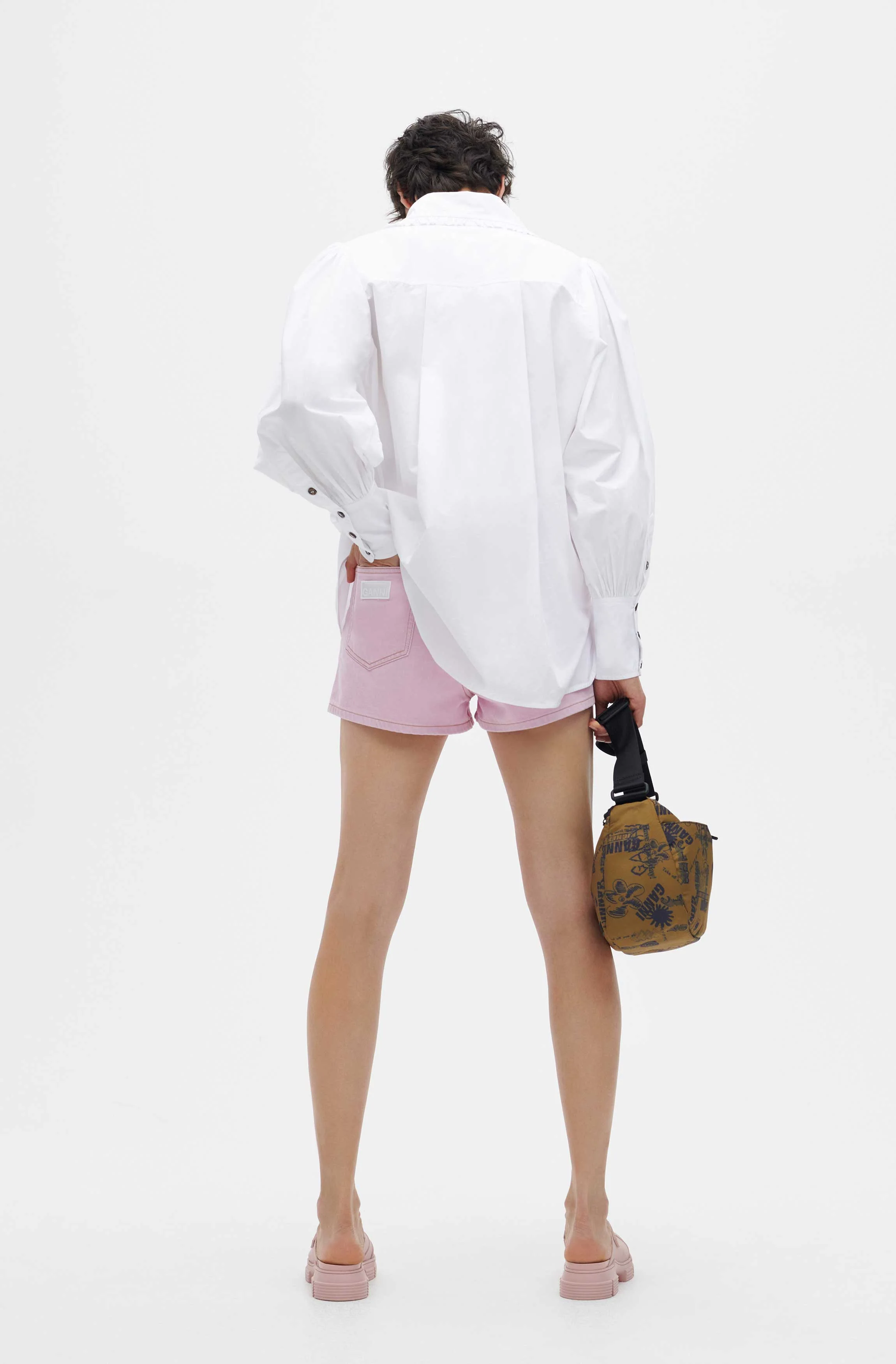 Balloon Sleeve Shirt | Bright White - Image 5