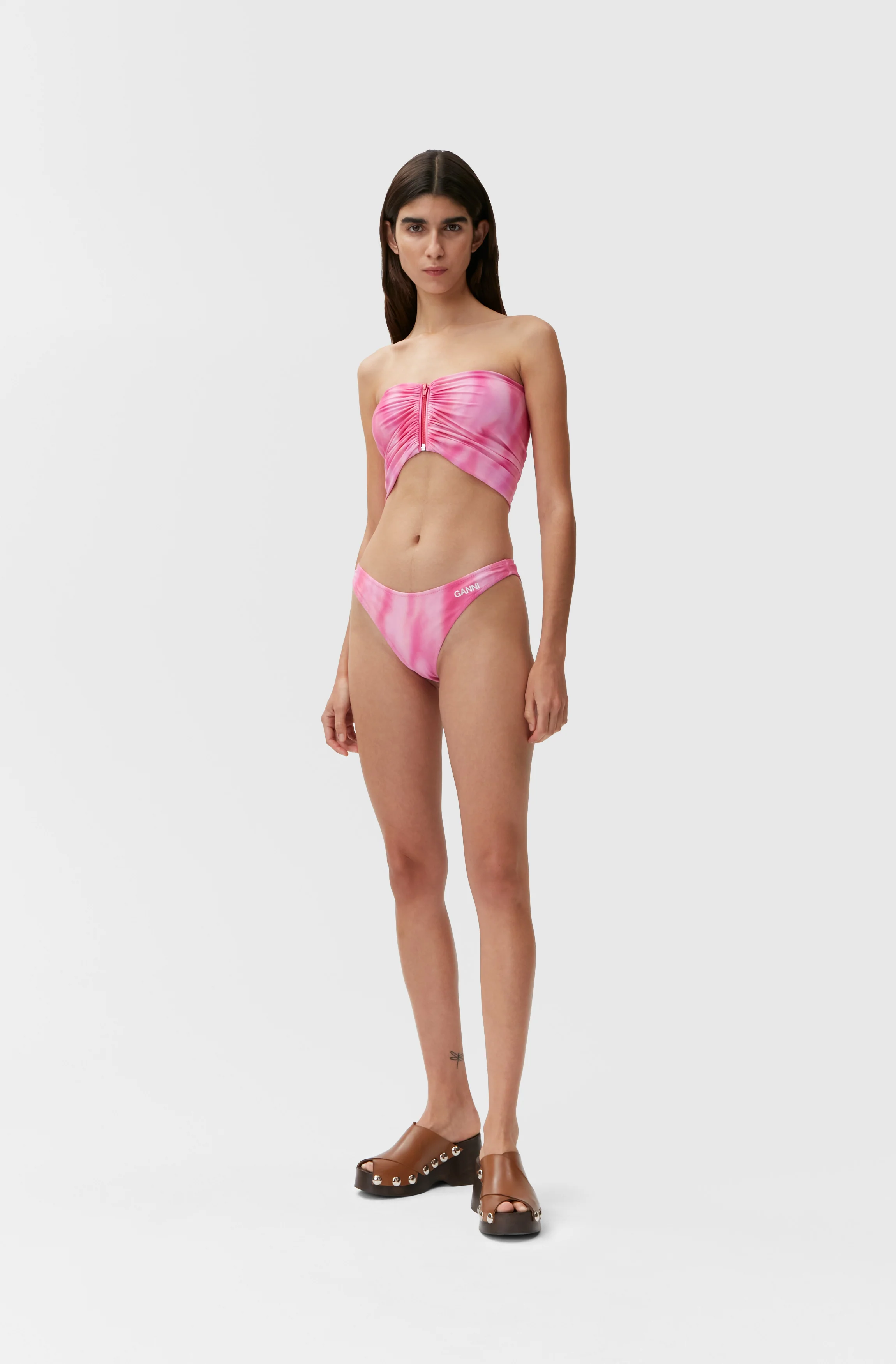 Bandeau Bikini Top | Dreamy Daze Phlox Pink - Image 4