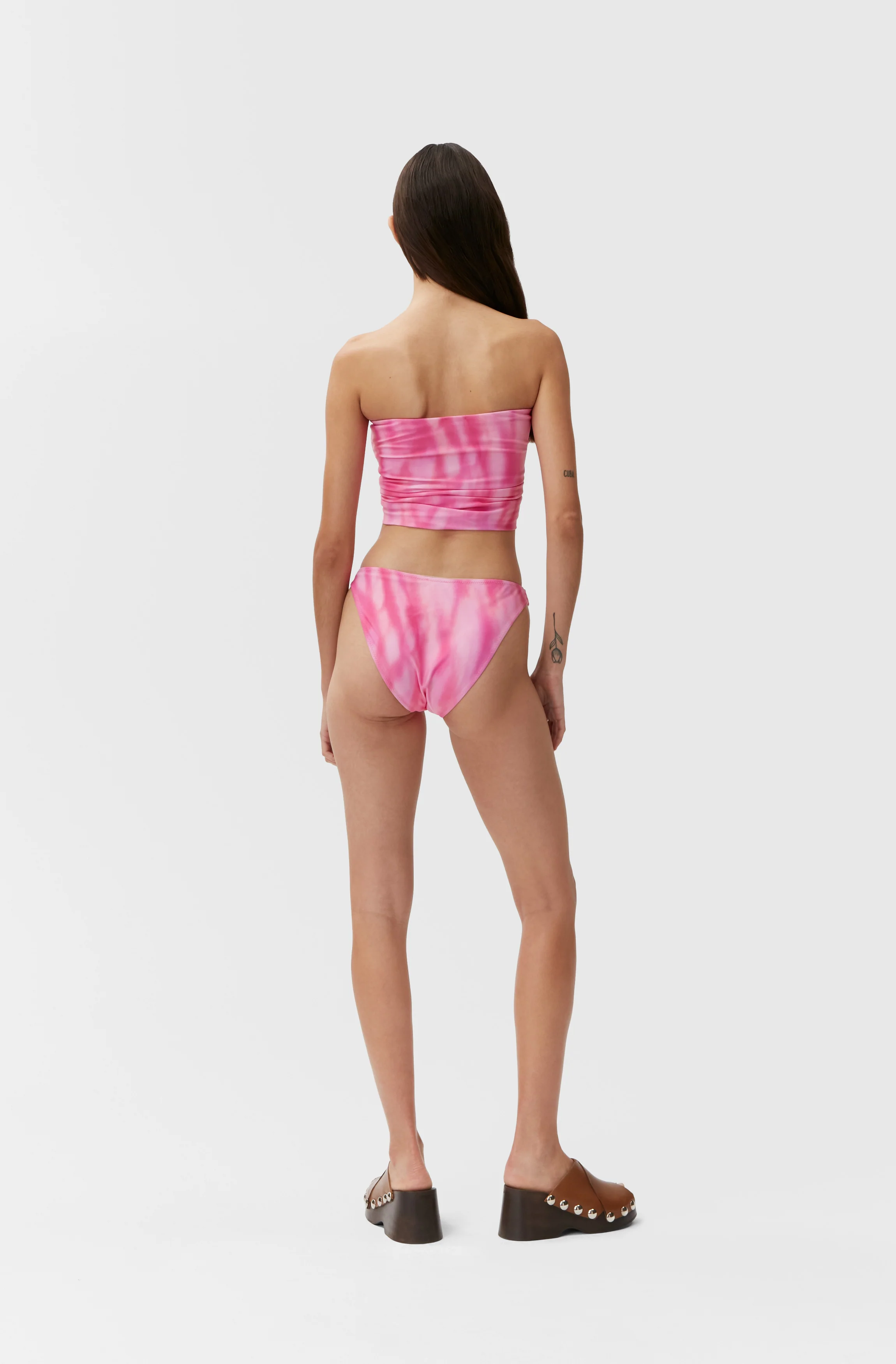 Bandeau Bikini Top | Dreamy Daze Phlox Pink - Image 5