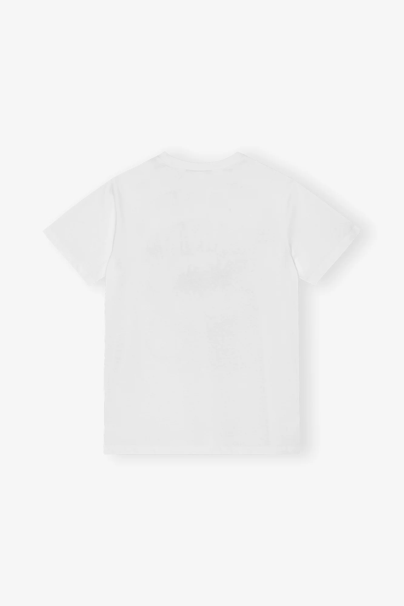 Basic Jersey Cocktail Relaxed T-Shirt | Bright White - Image 2
