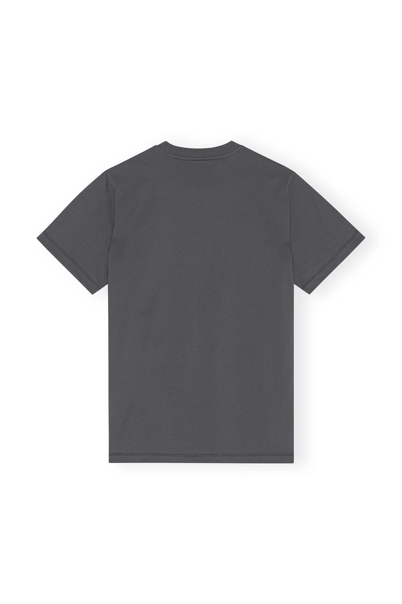 Basic Jersey Ganni Relaxed T-Shirt | Volcanic Ash - Image 3