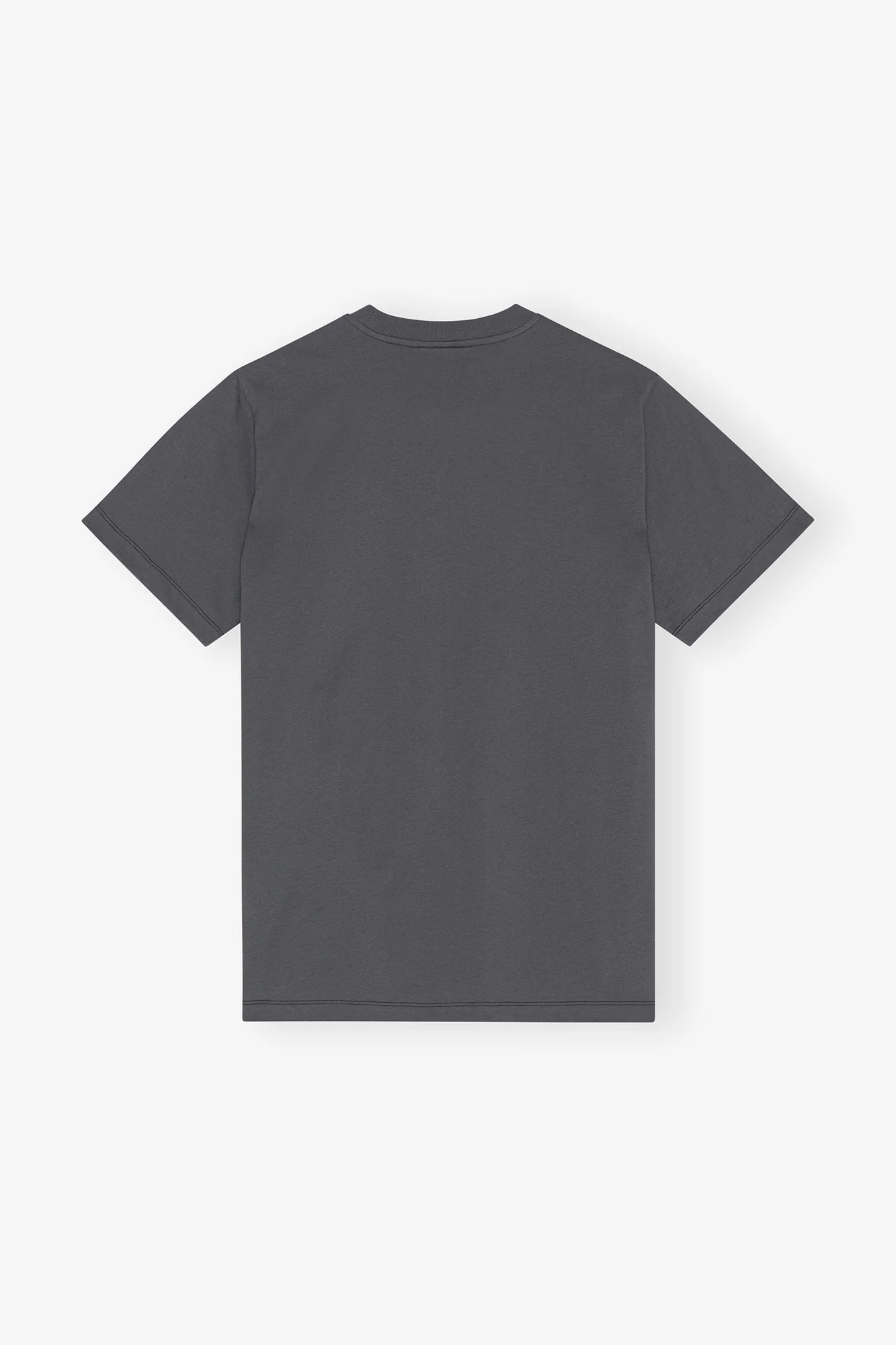 Basic Jersey Ganni Relaxed T-Shirt | Volcanic Ash - Image 4