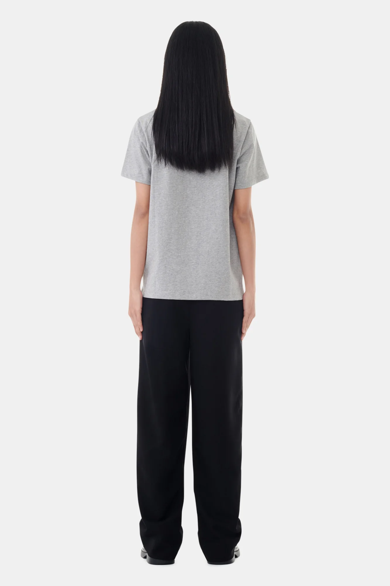 Basic Jersey Holiday Relaxed T-Shirt | Paloma Melange - Image 6