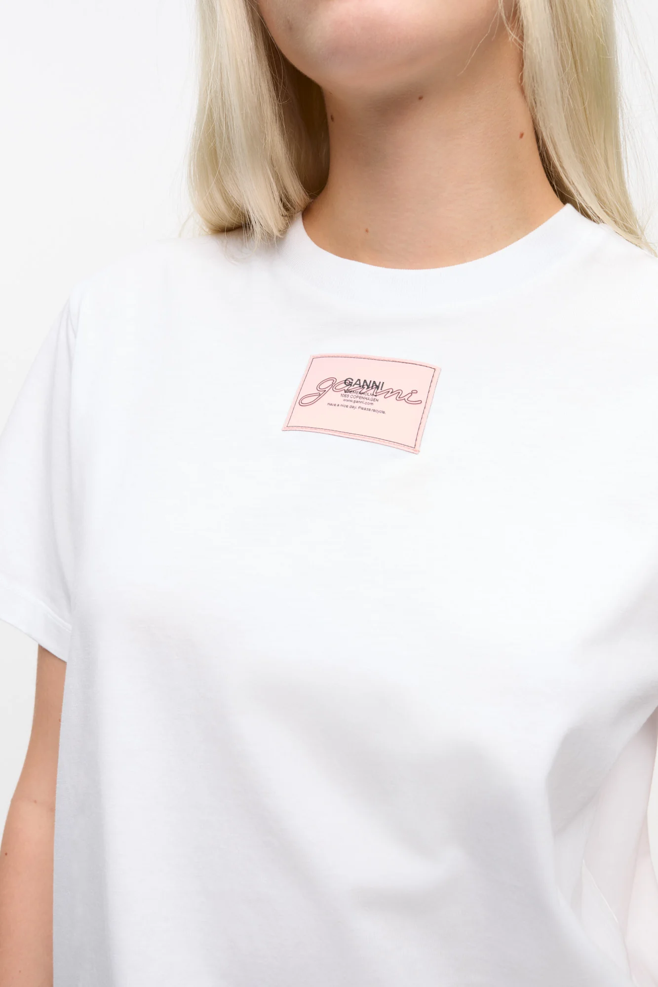 Basic Jersey Relaxed T-Shirt | Bright White - Image 4