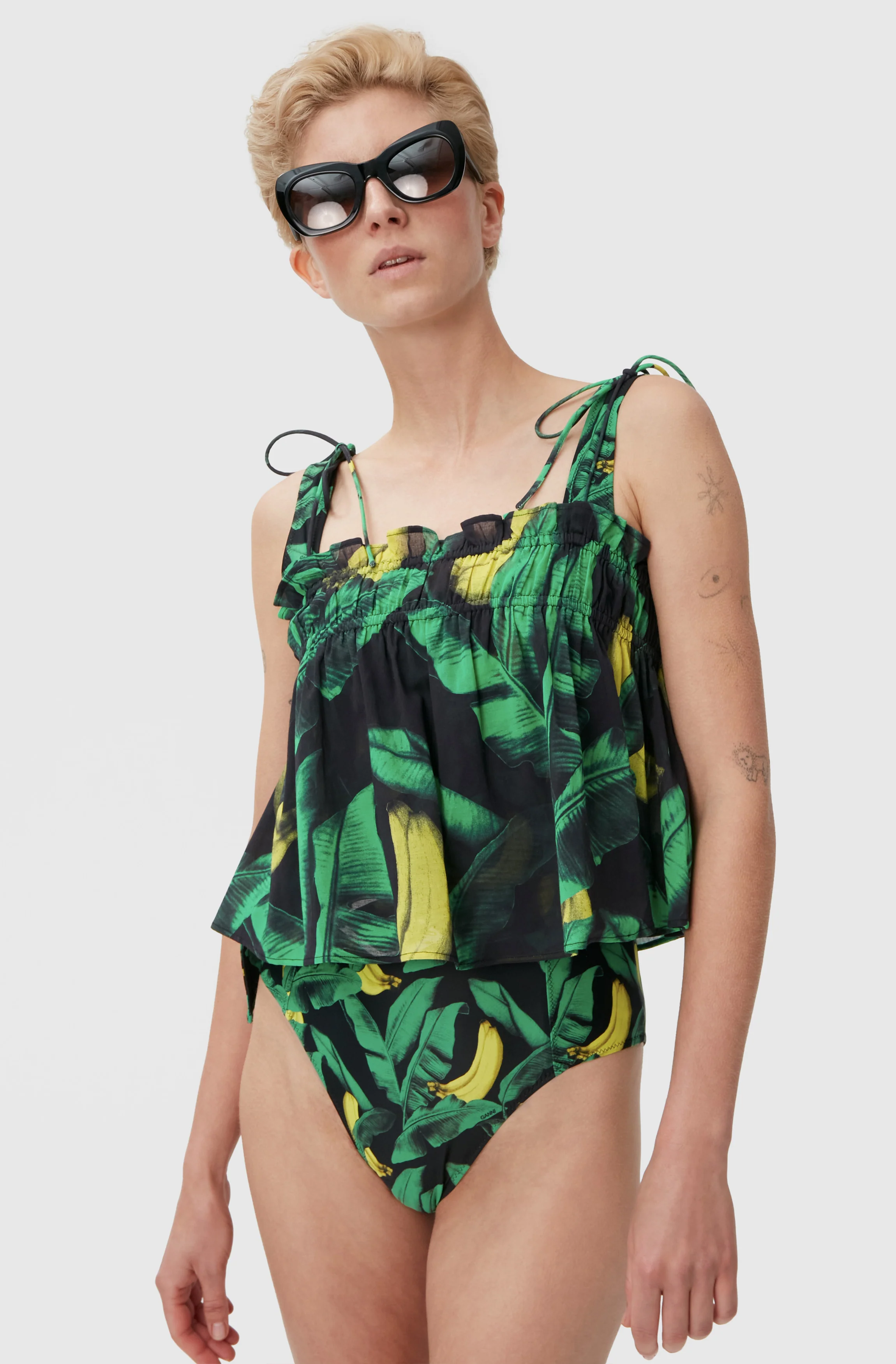 Beach Cami | Banana Tree Black - Image 3