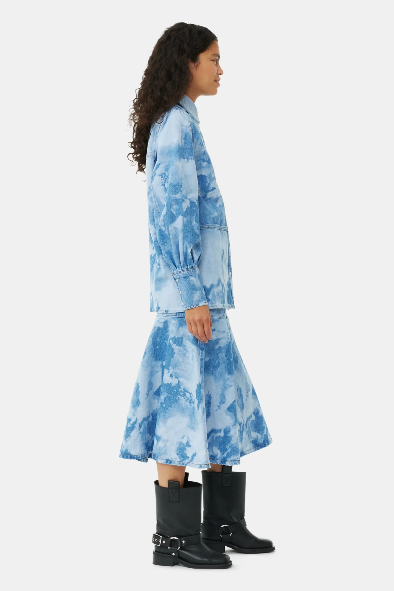 Bleach Denim Shirt | Light Blue Stone - Image 5