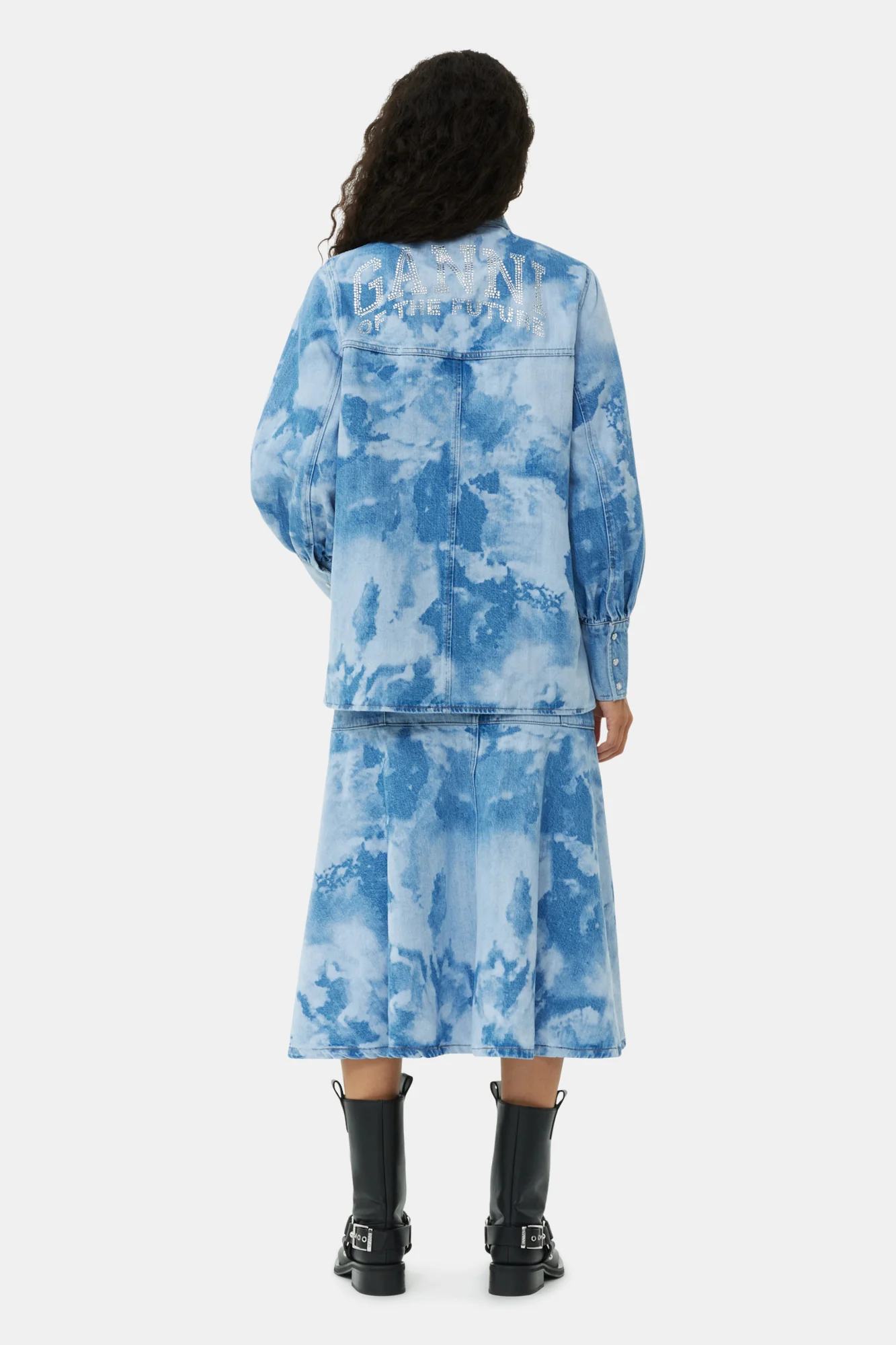 Bleach Denim Shirt | Light Blue Stone - Image 6