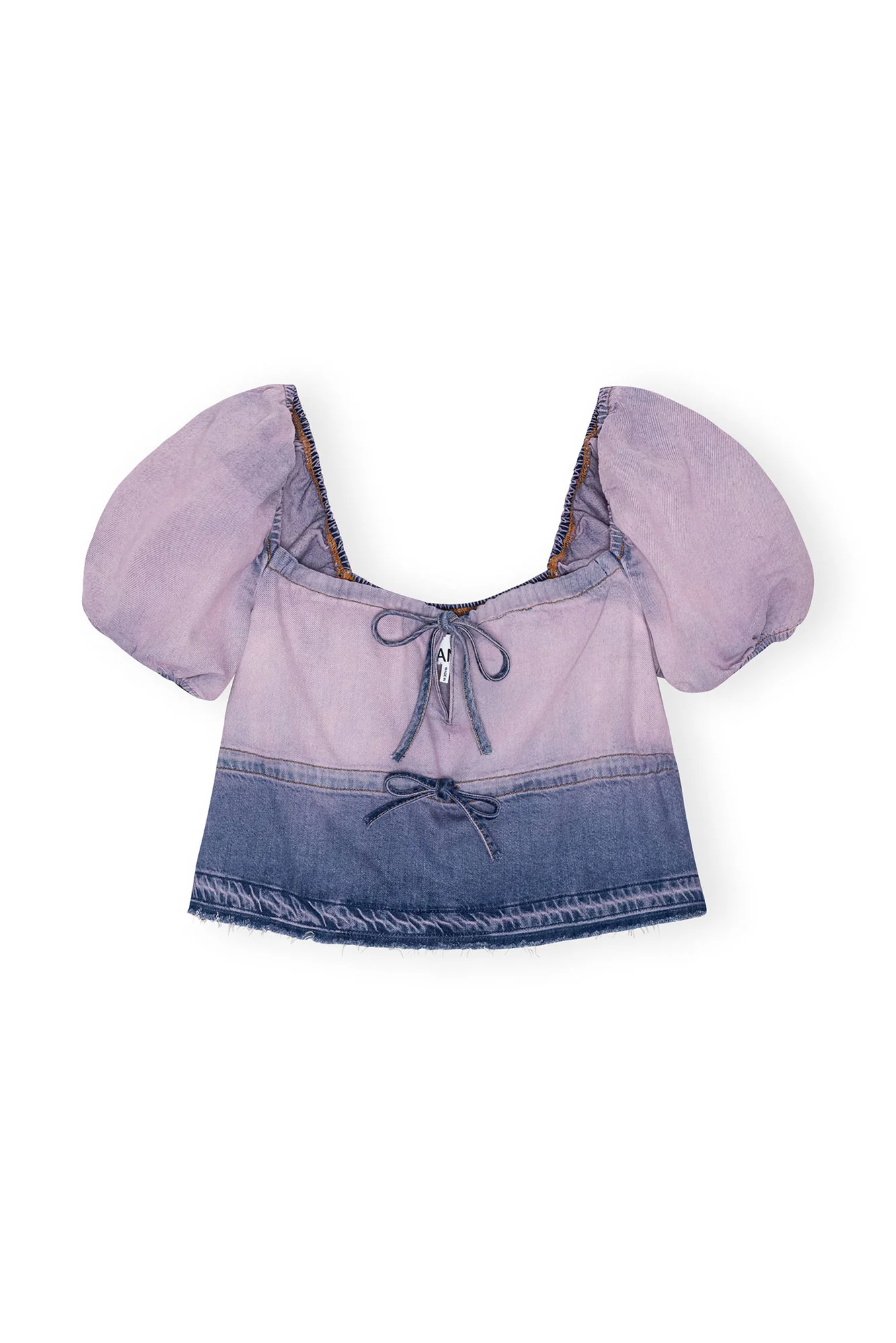 Bleach Future Denim Puff Sleeve Top | Bleach