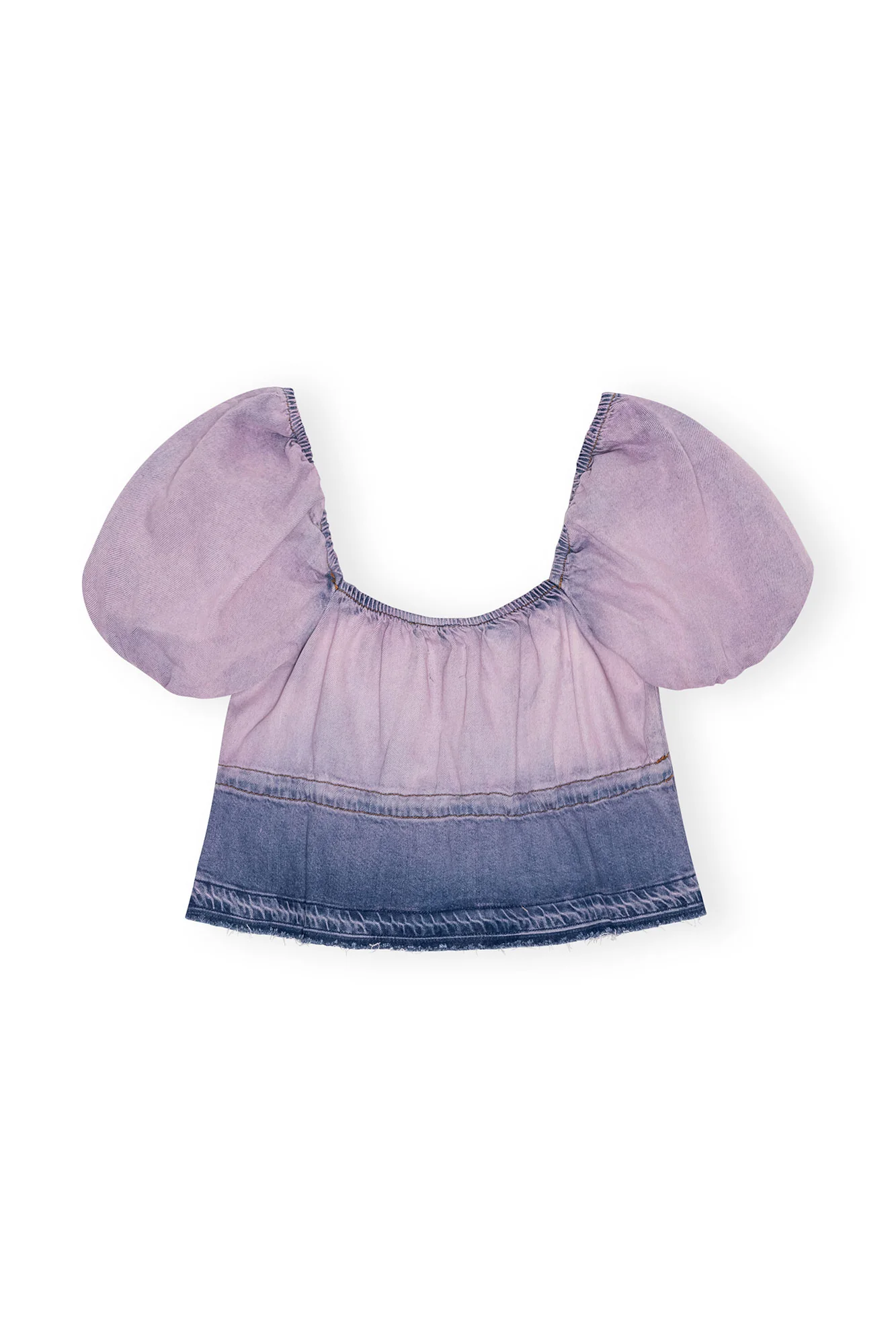 Bleach Future Denim Puff Sleeve Top | Bleach - Image 2