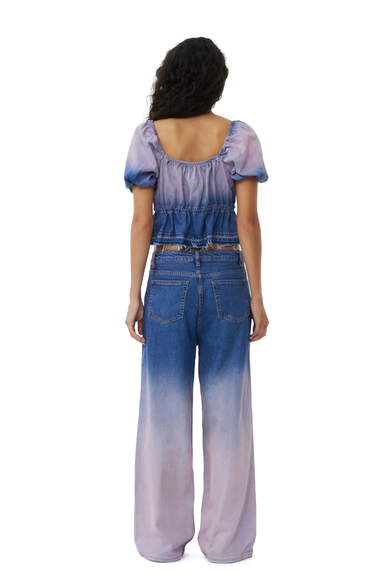 Bleach Future Denim Puff Sleeve Top | Bleach - Image 6