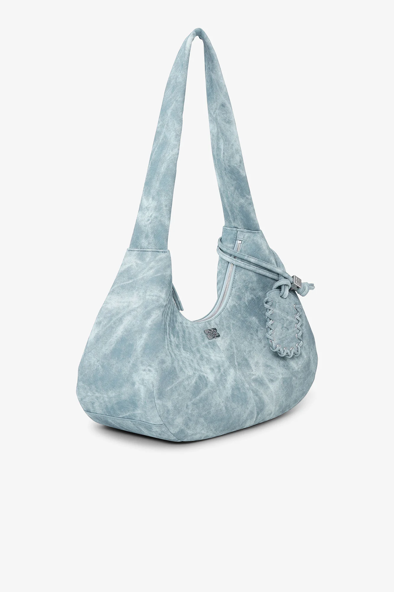 Bleached Medium Hobo Bag | Celestial Blue - Image 2