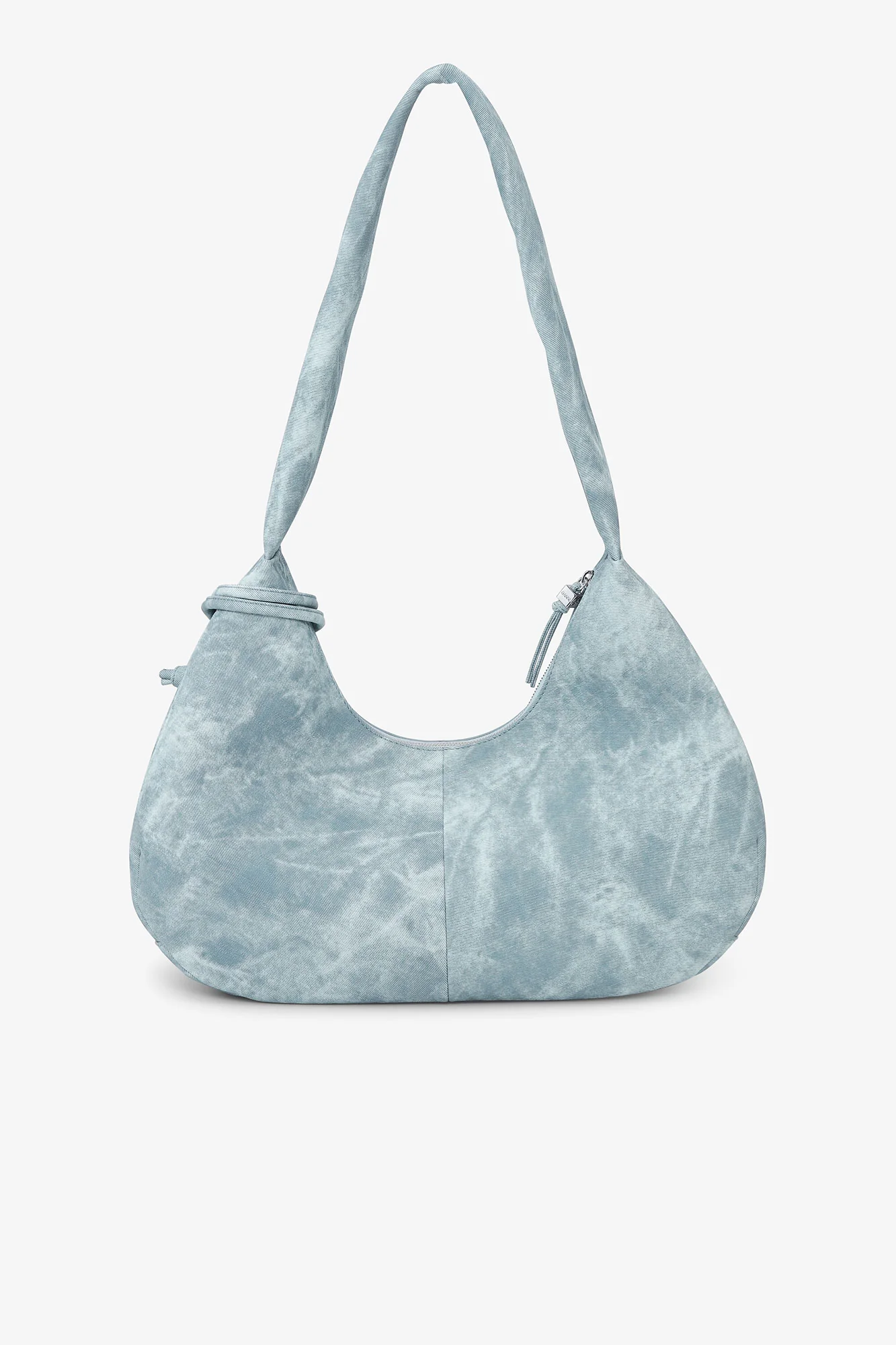 Bleached Medium Hobo Bag | Celestial Blue - Image 3