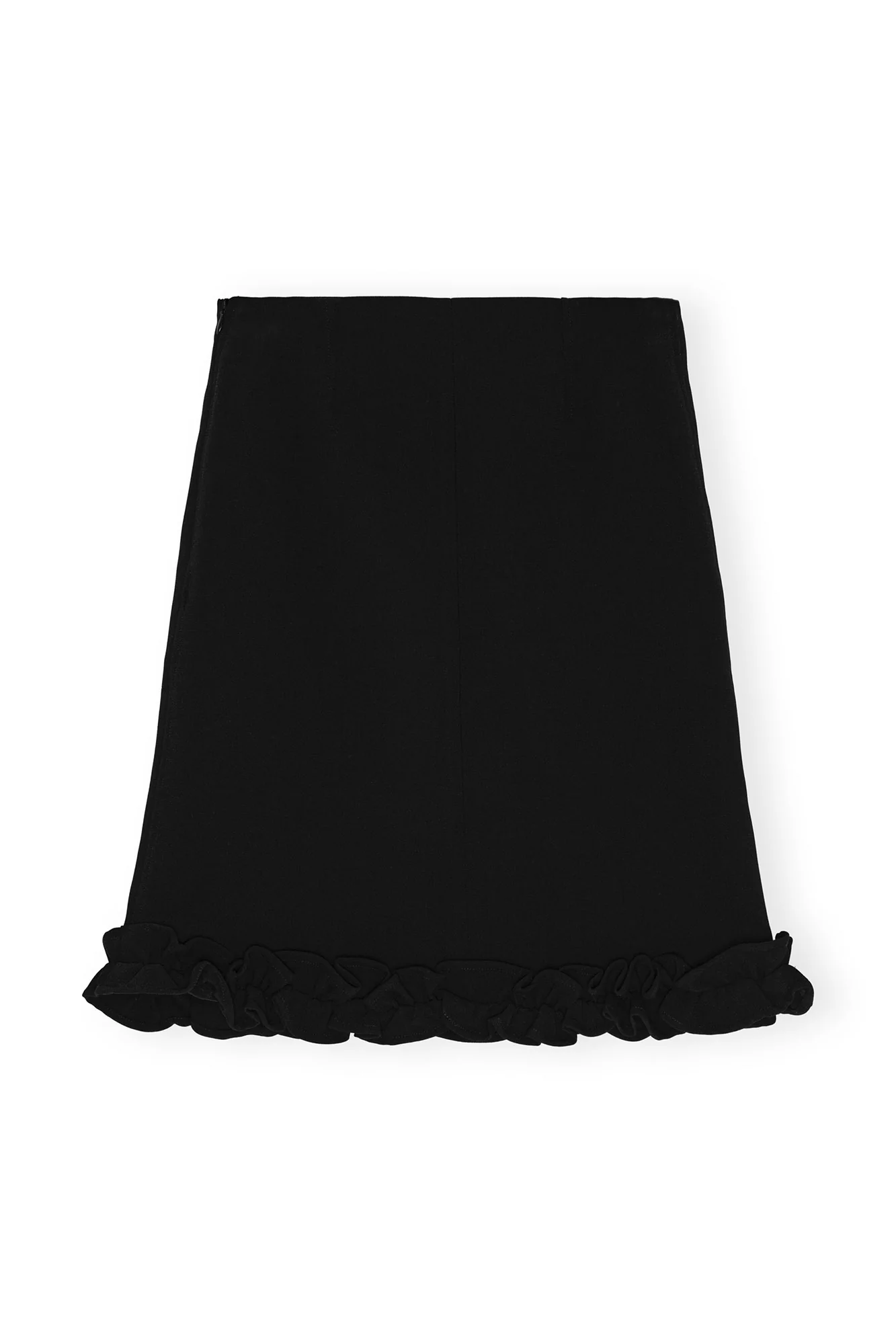 Bonded Crepe Skirt | Black - Image 2