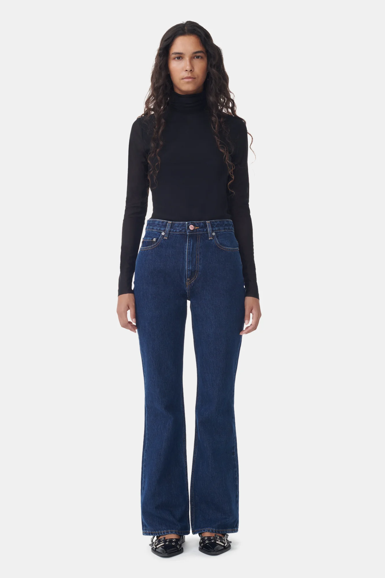 Bootcut Jeans | Dark Blue Stone - Image 2