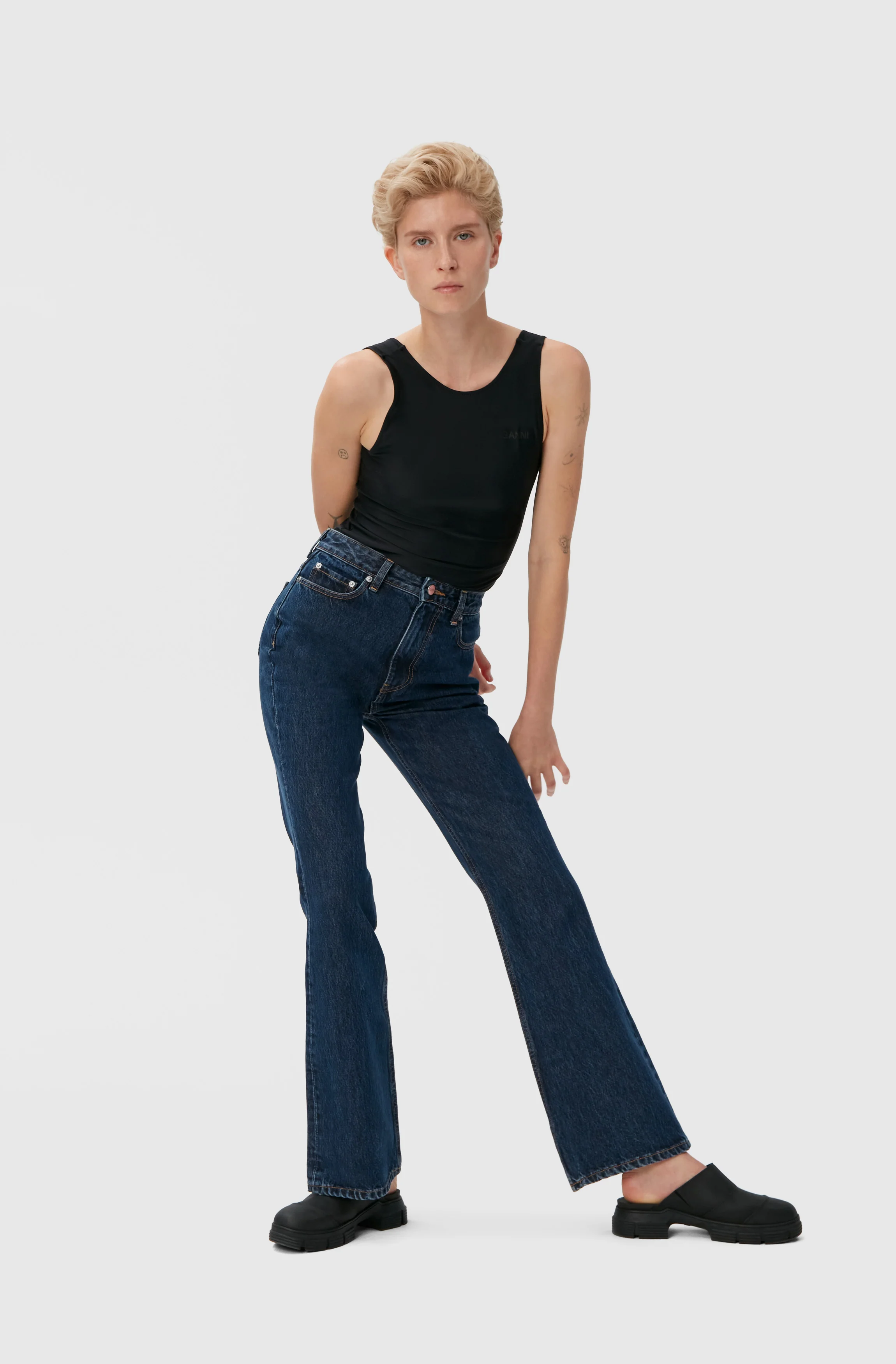 Bootcut Jeans | Dark Blue Stone - Image 7