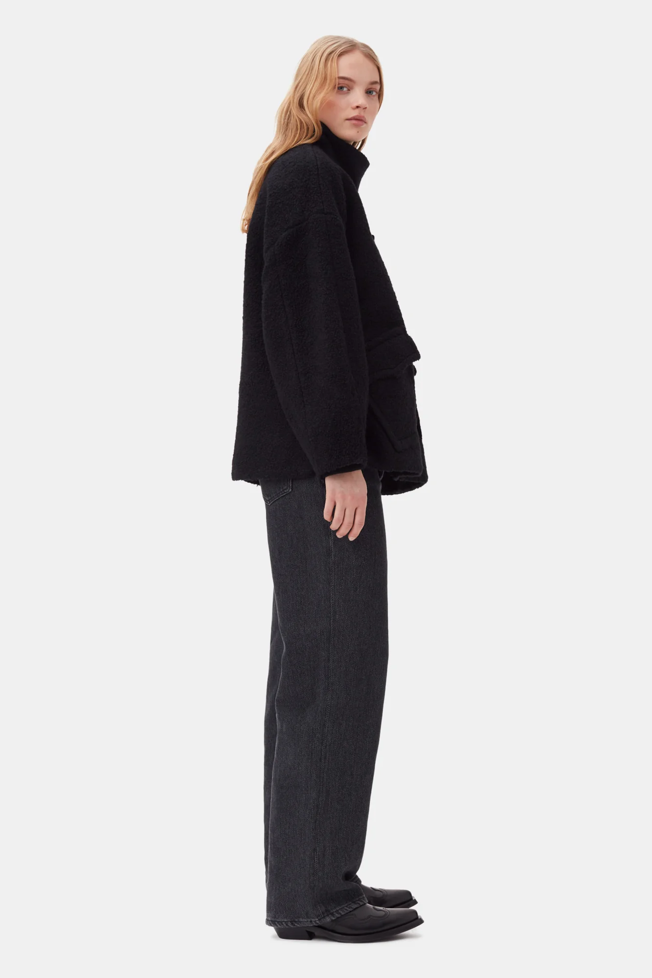 Boucle Jacket | Black - Image 7
