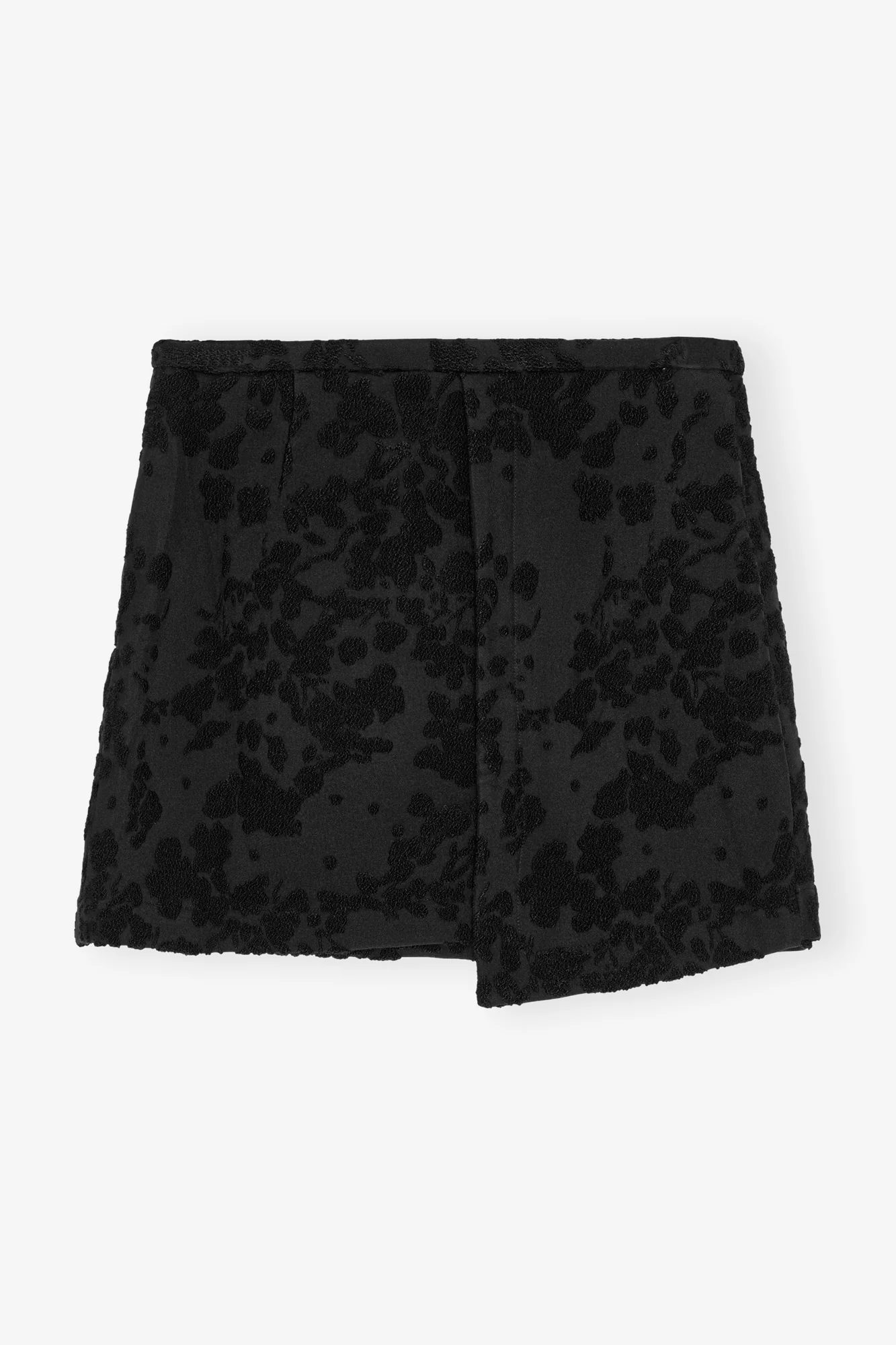 Boucle Jacquard Suiting Mini Skirt | Black - Image 2