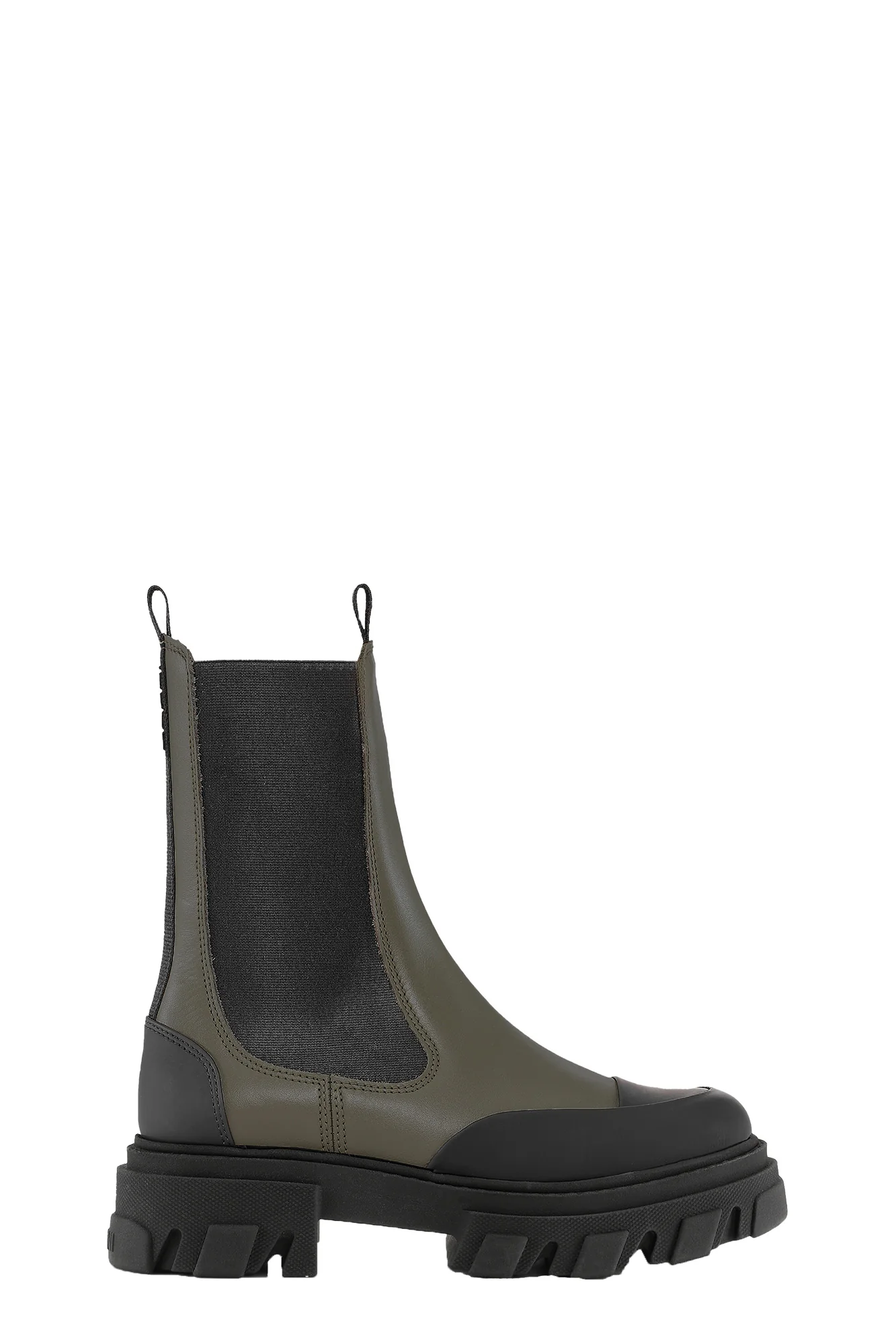 Brown Mid Chelsea Boots | Brown