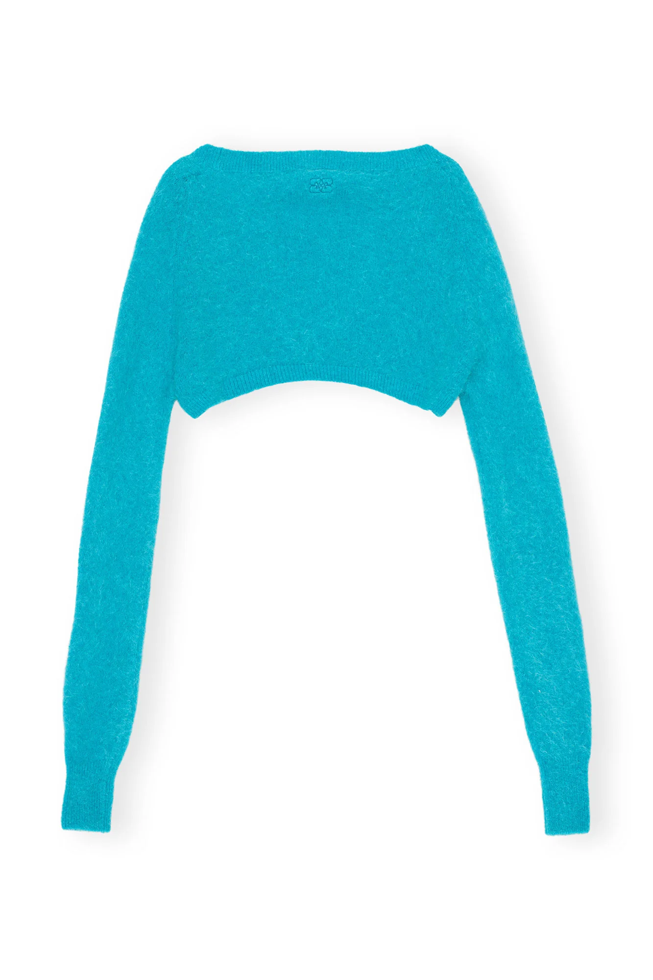 Brushed Alpaca Bolero | Blue Curacao - Image 3