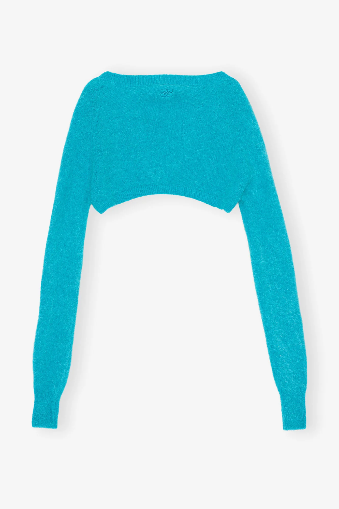 Brushed Alpaca Bolero | Blue Curacao - Image 4