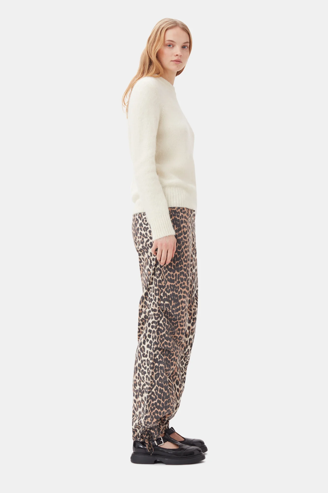 Brushed Alpaca Jumper | Egret - Image 10