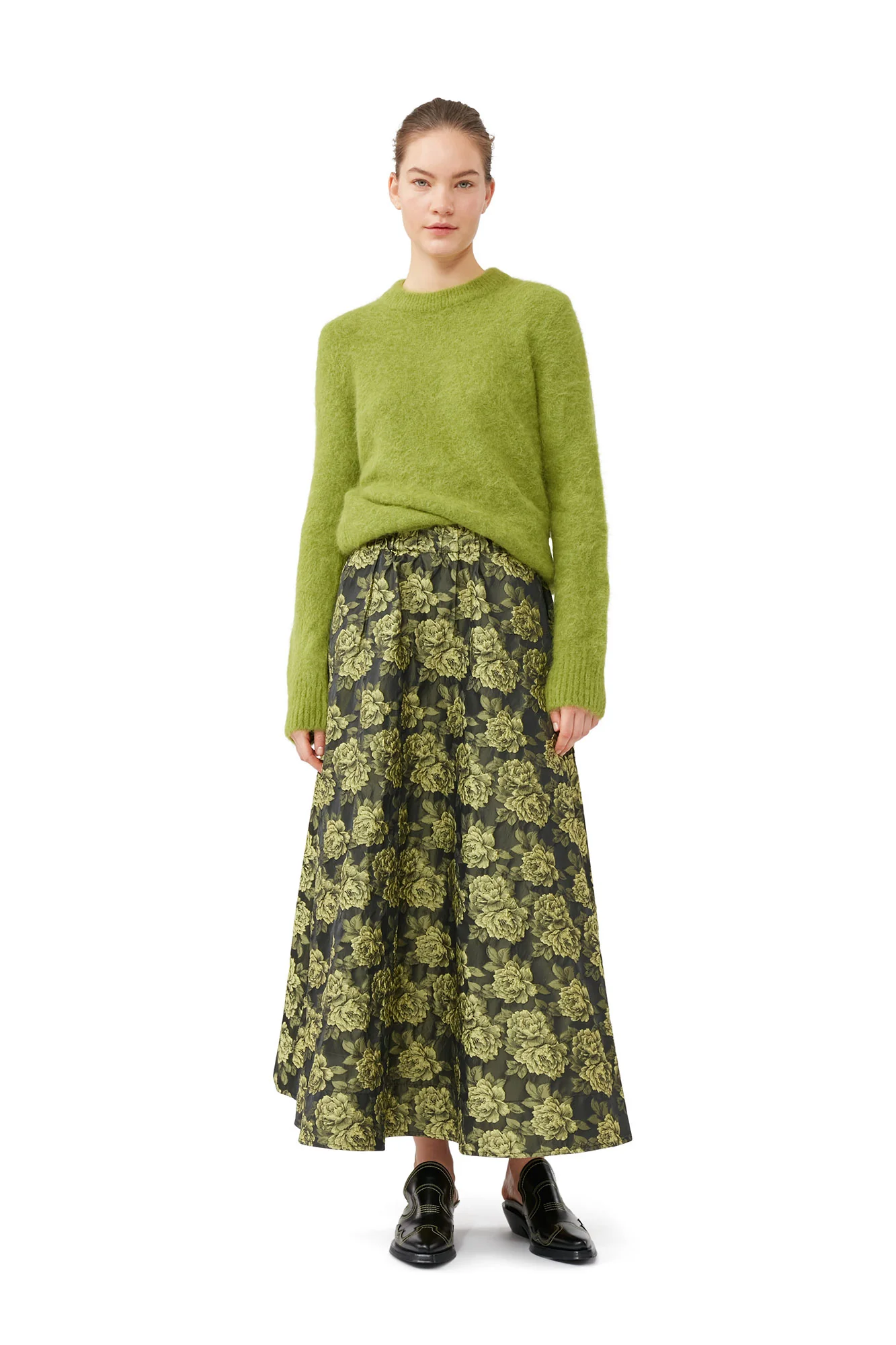 Brushed Alpaca O-Neck | Going Green - Image 3