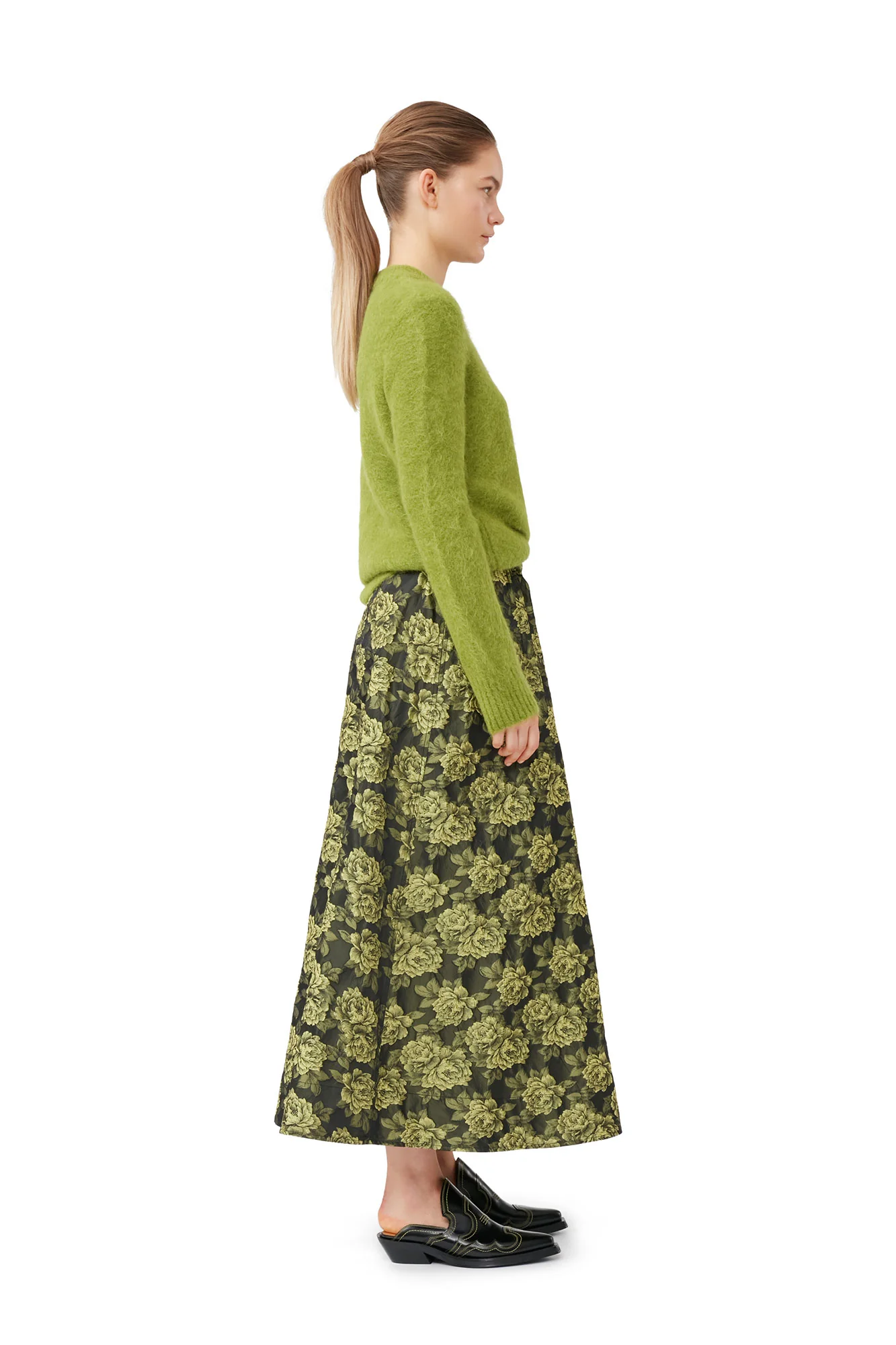 Brushed Alpaca O-Neck | Going Green - Image 5