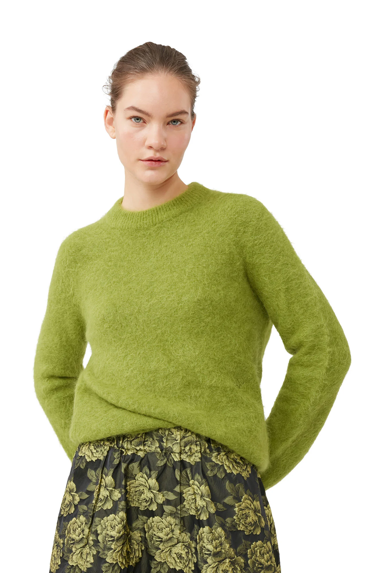 Brushed Alpaca O-Neck | Going Green - Image 6