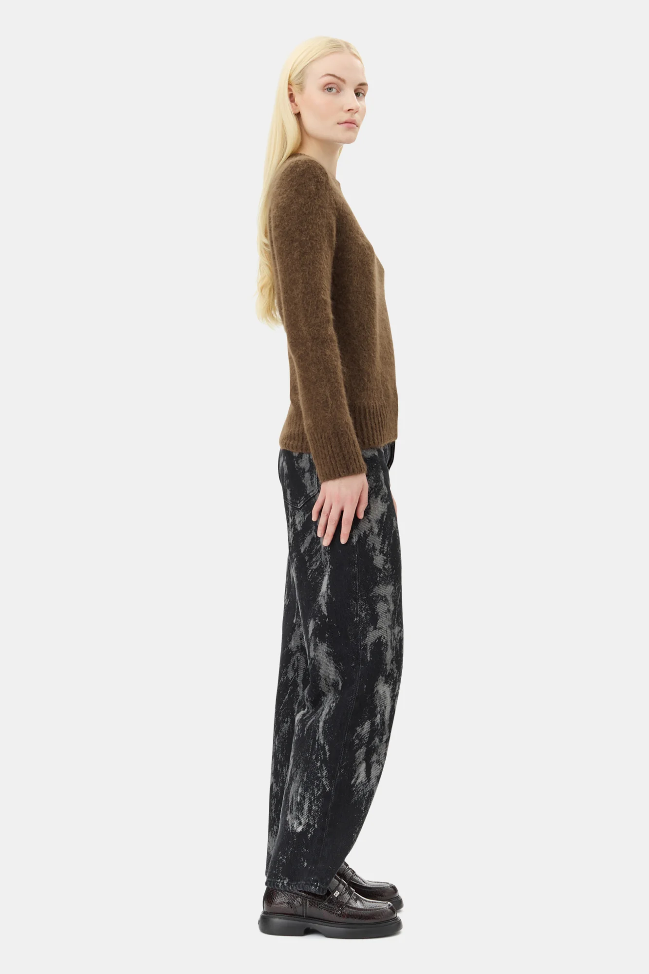 Brushed Alpaca O-Neck | Rain Drum - Image 5